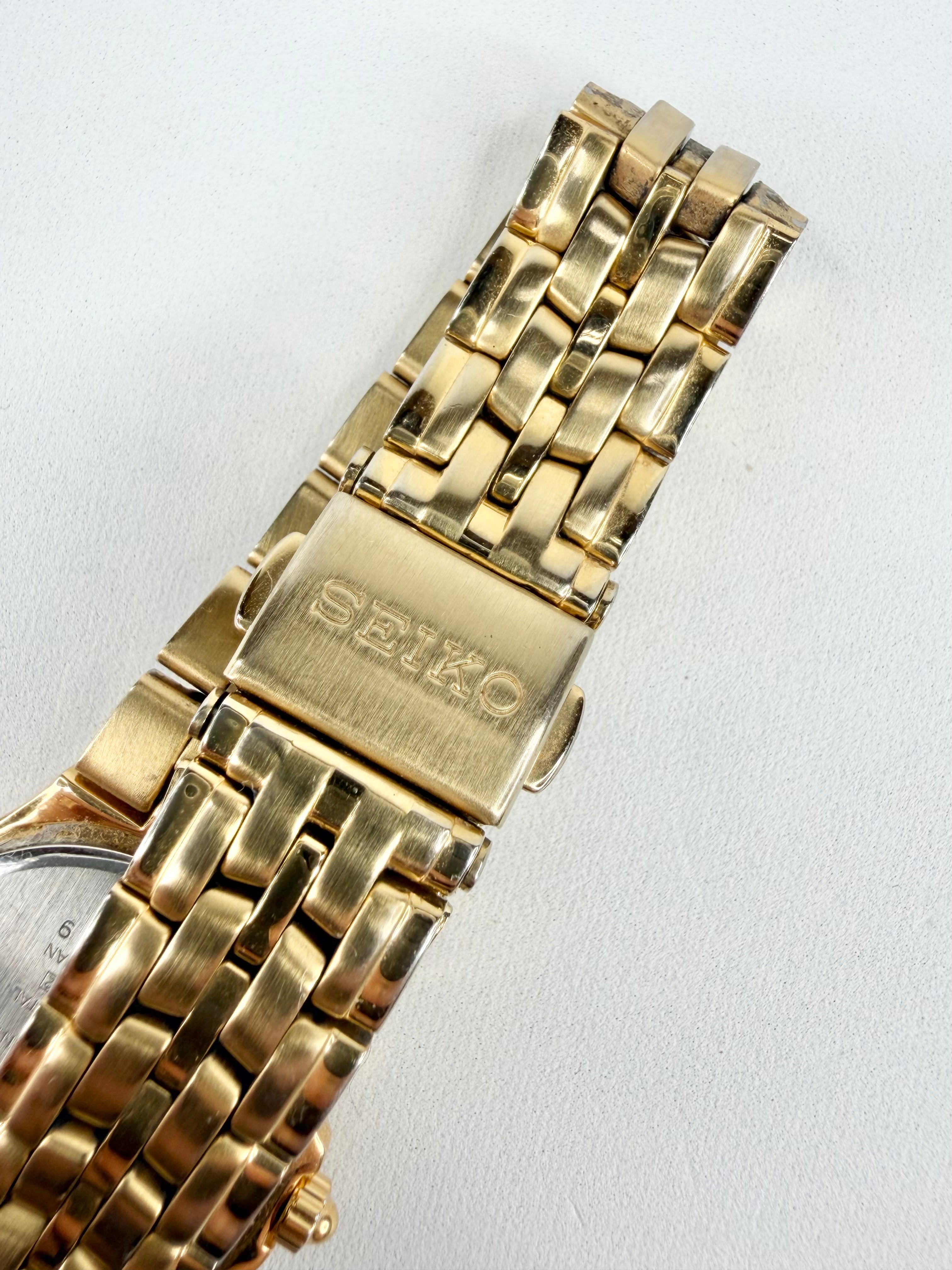 Vintage Seiko 7N00 Gold Tone Quartz Watch