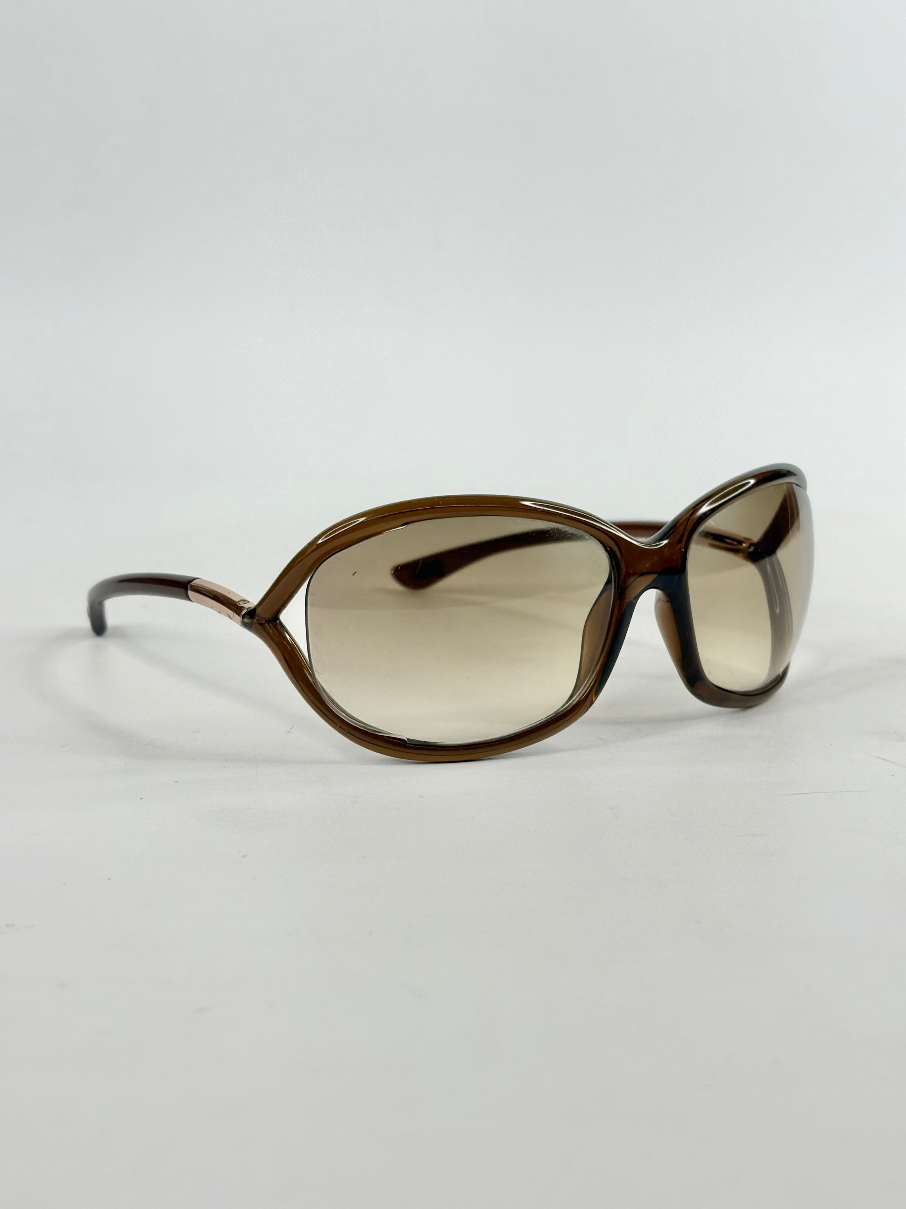 Tom Ford Brown Gradient 'Jennifer' Sunglasses