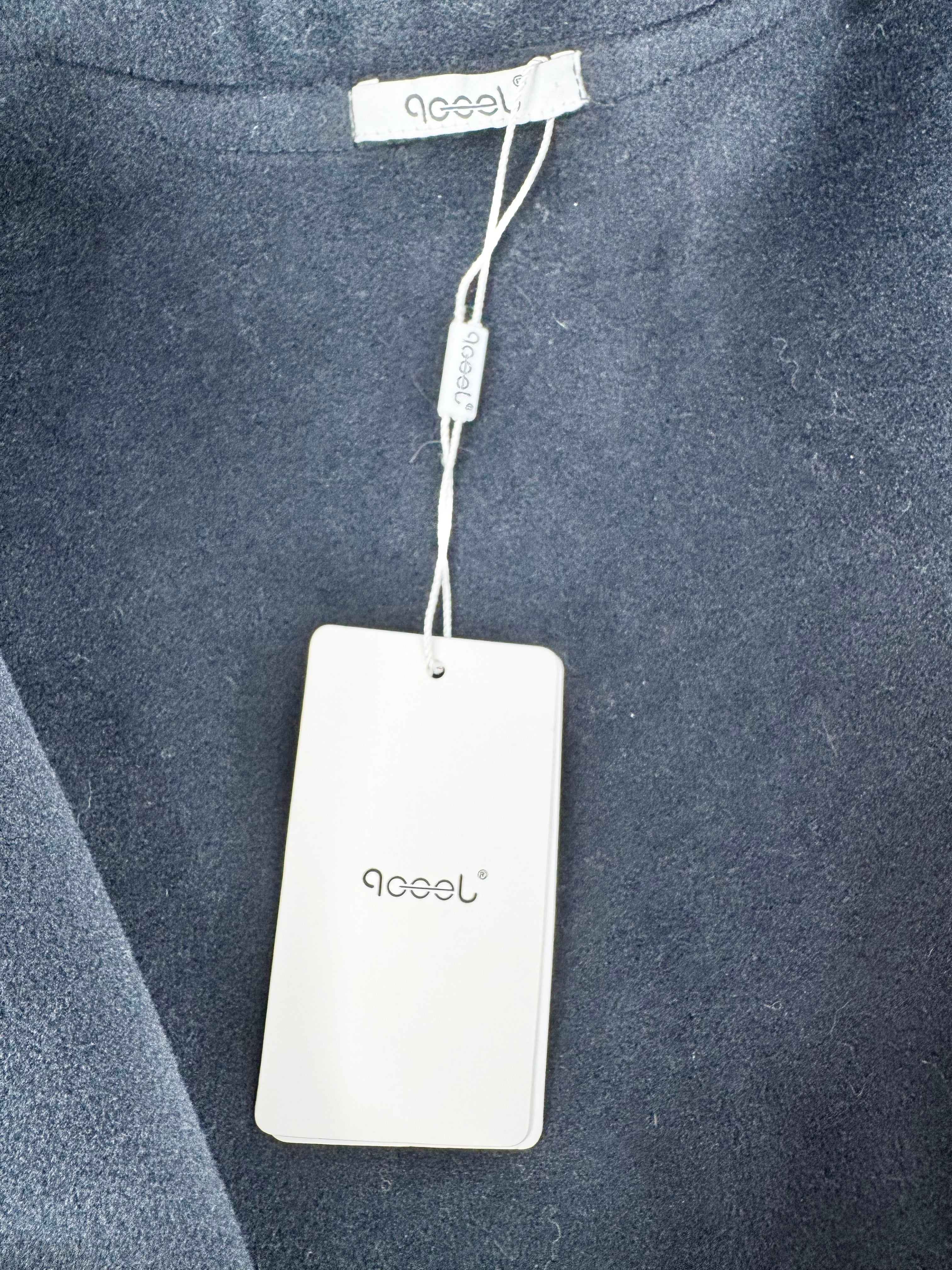 Qooel Deep Navy Wool Coat - AU14