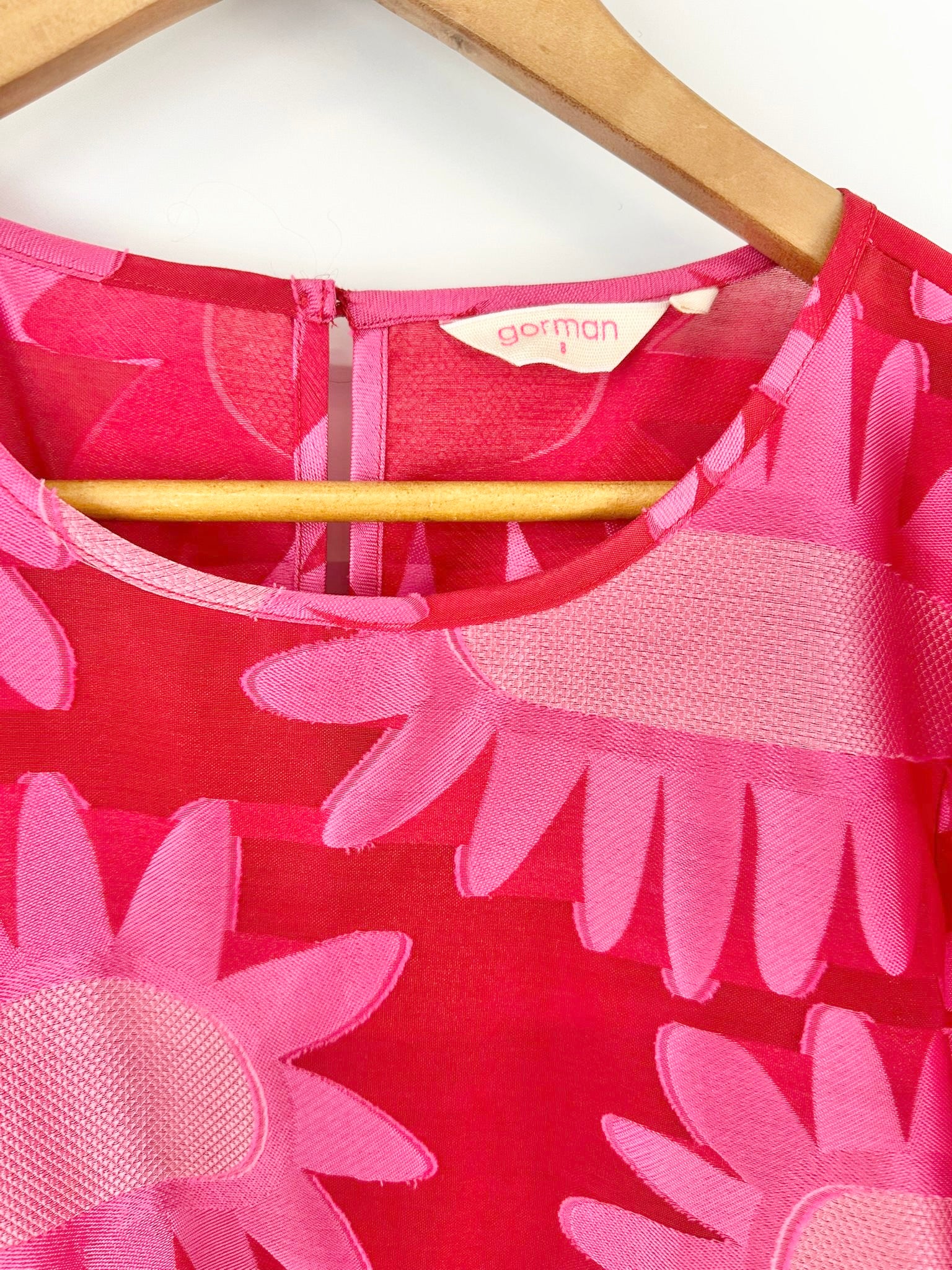 MFW Gorman 'Flowering Pink Jacquard' Dress - AU8