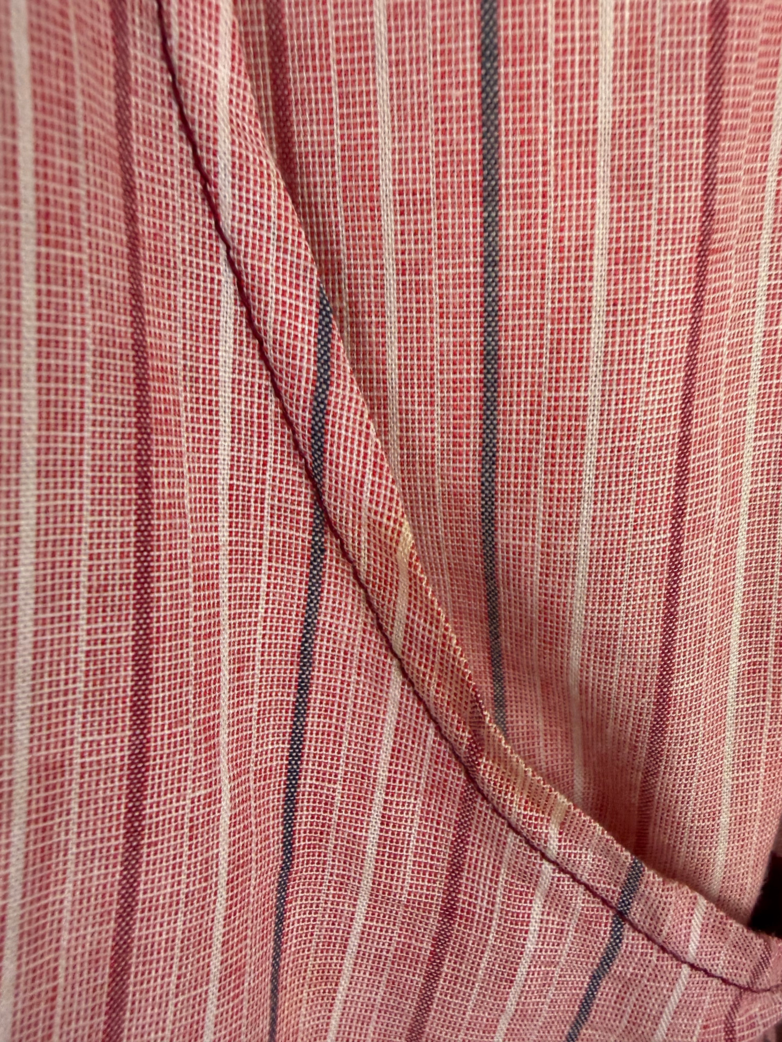 Vintage Rodney Clark Red Striped Shirt and Vest - AU12