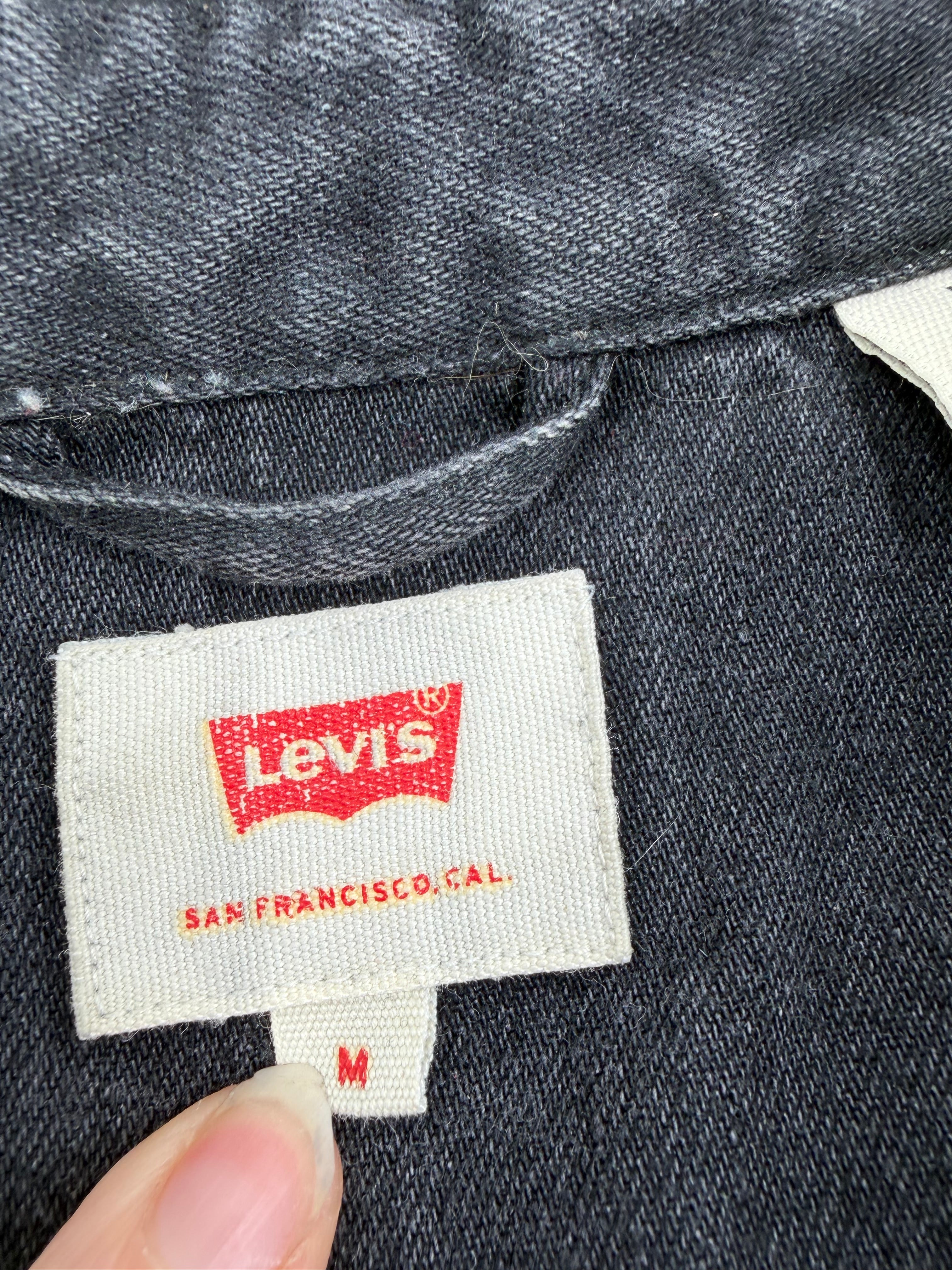 Levi's Faded Black Button Up Shirt - M
