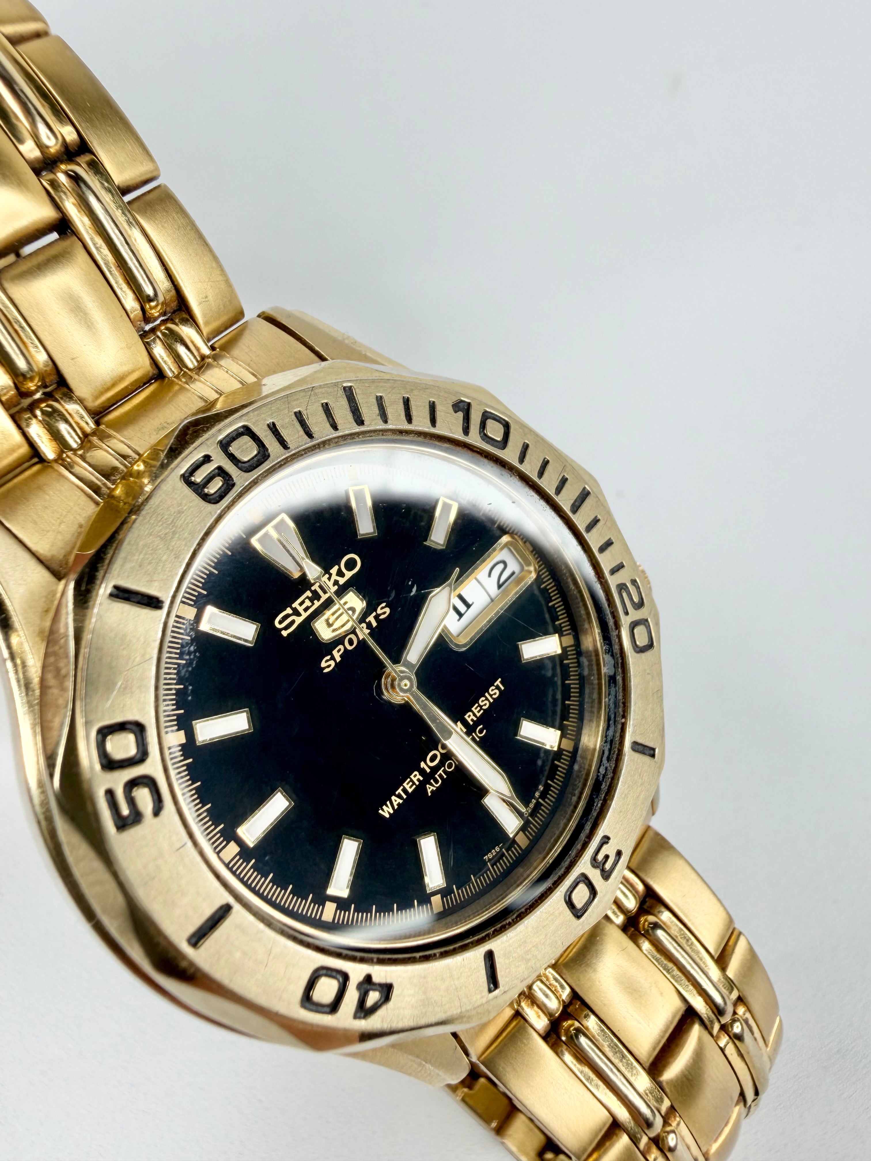 Seiko 5 Automatic Gold Toned Watch