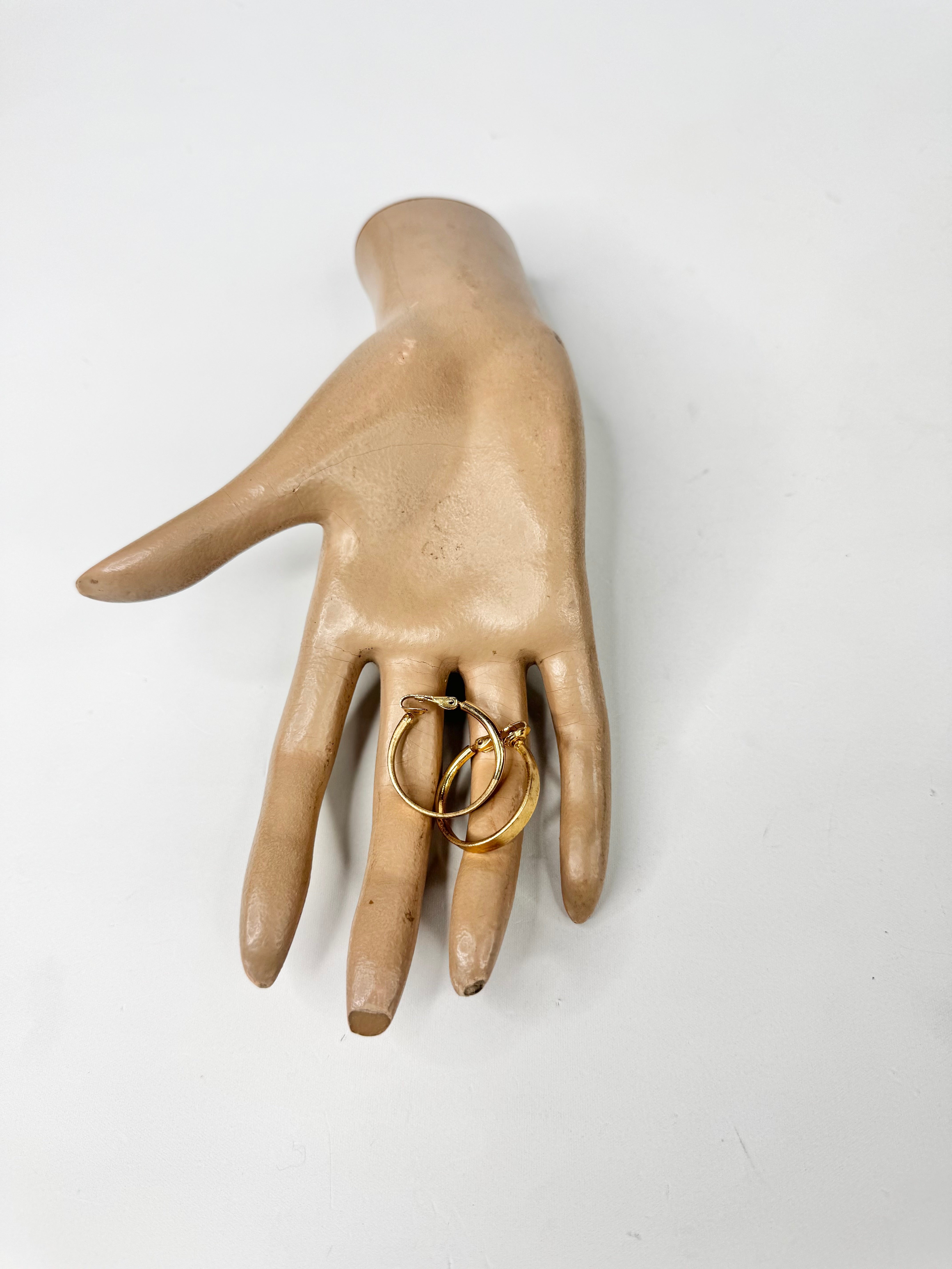 MFW Gold Hoop Earrings