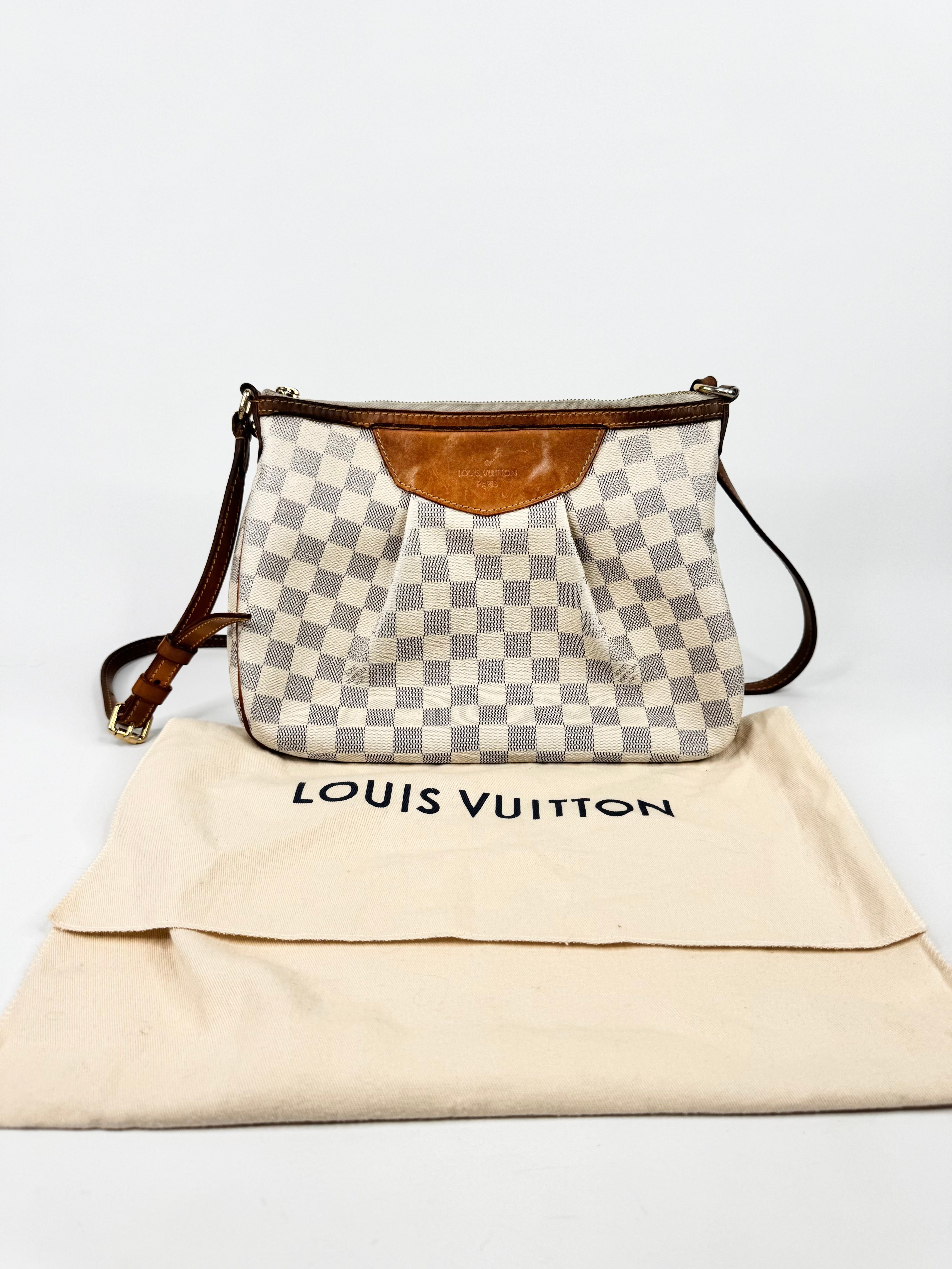 Louis Vuitton 'Siracusa' Cloth Handbag