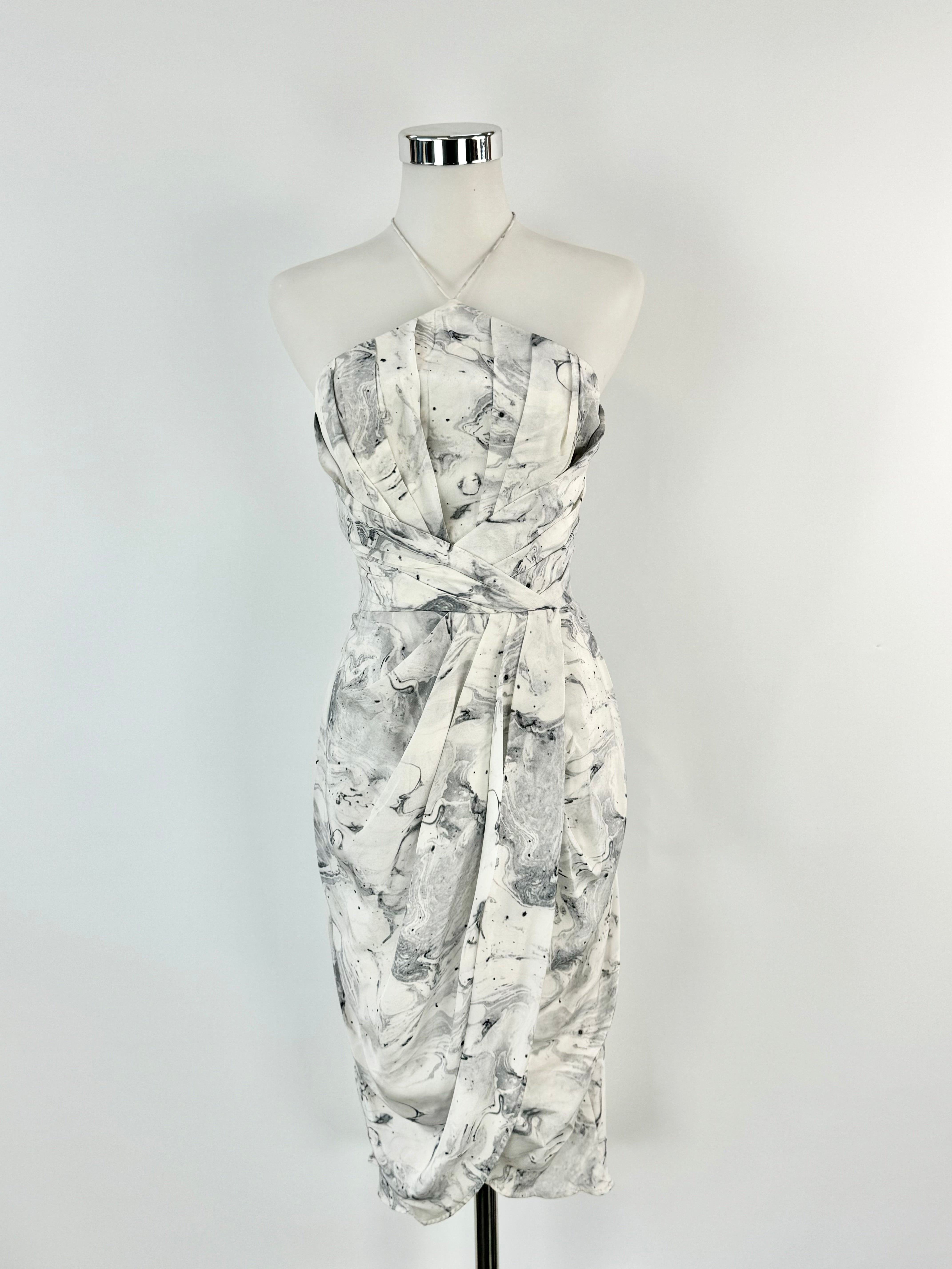 Zimmermann Silk Marble Midi Dress - AU10