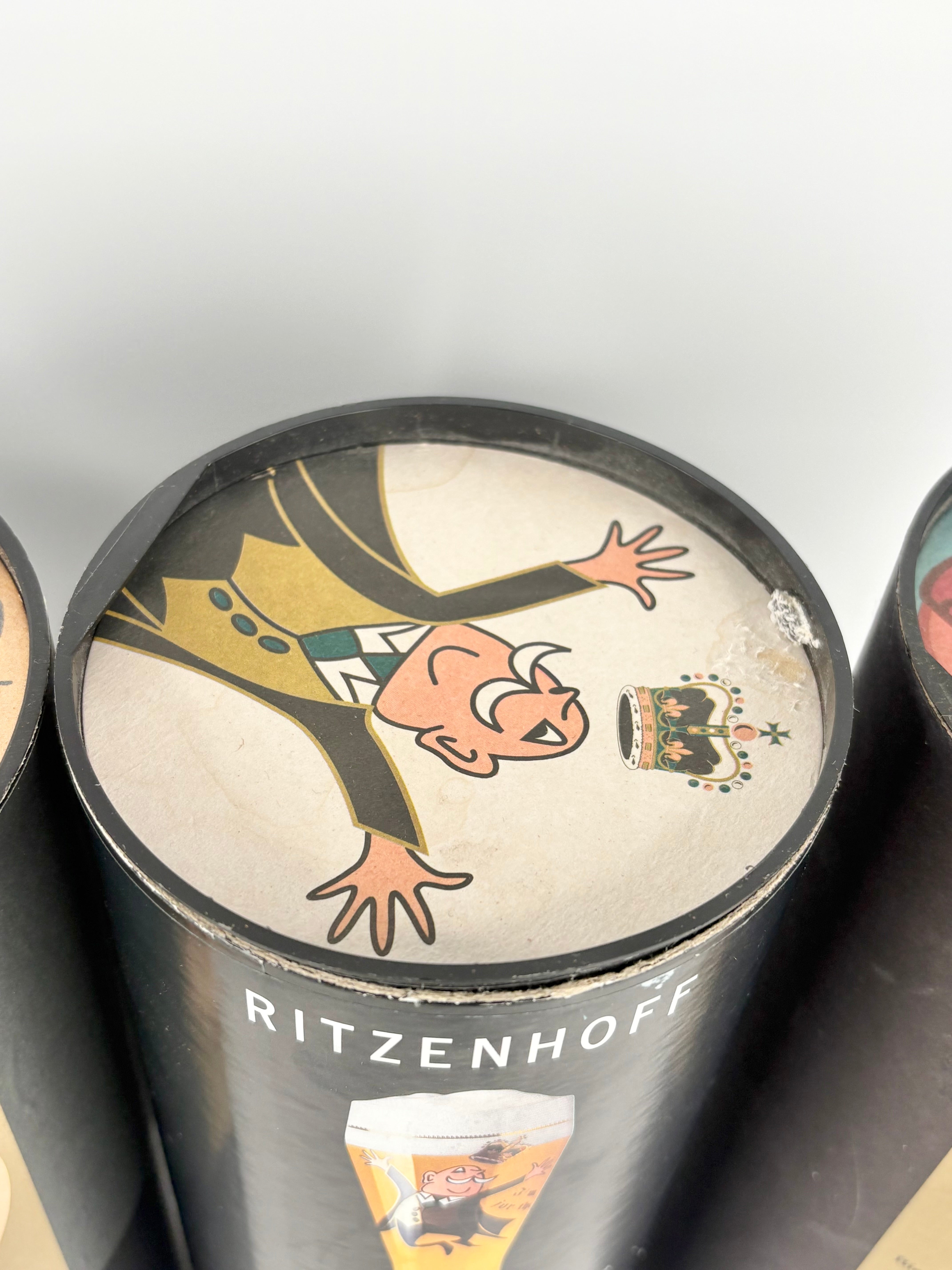 Set of 4 Ritzenhoff Collectable Bier Glasses