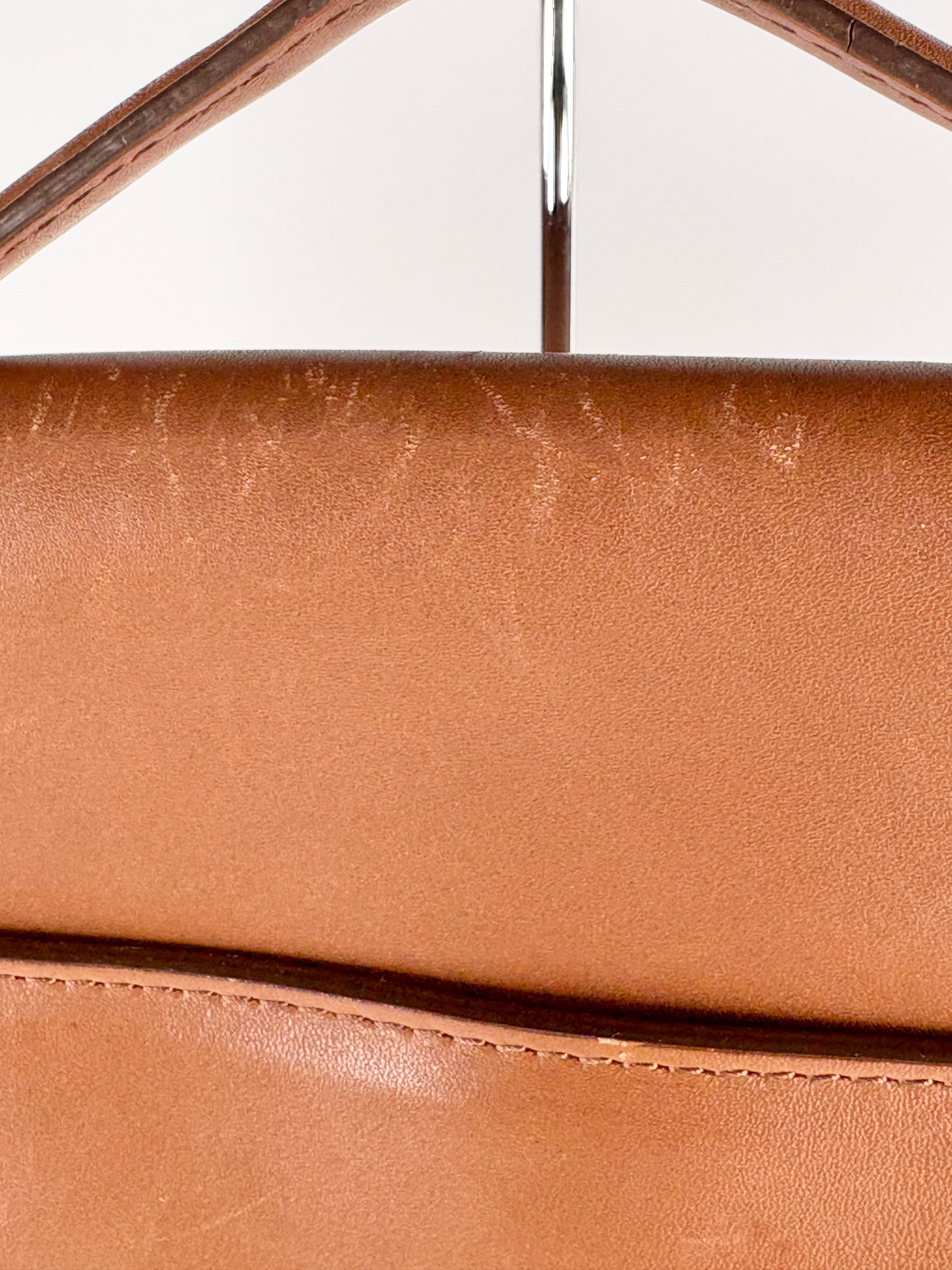 Oroton Tan Leather 'Satesman' Brieftote