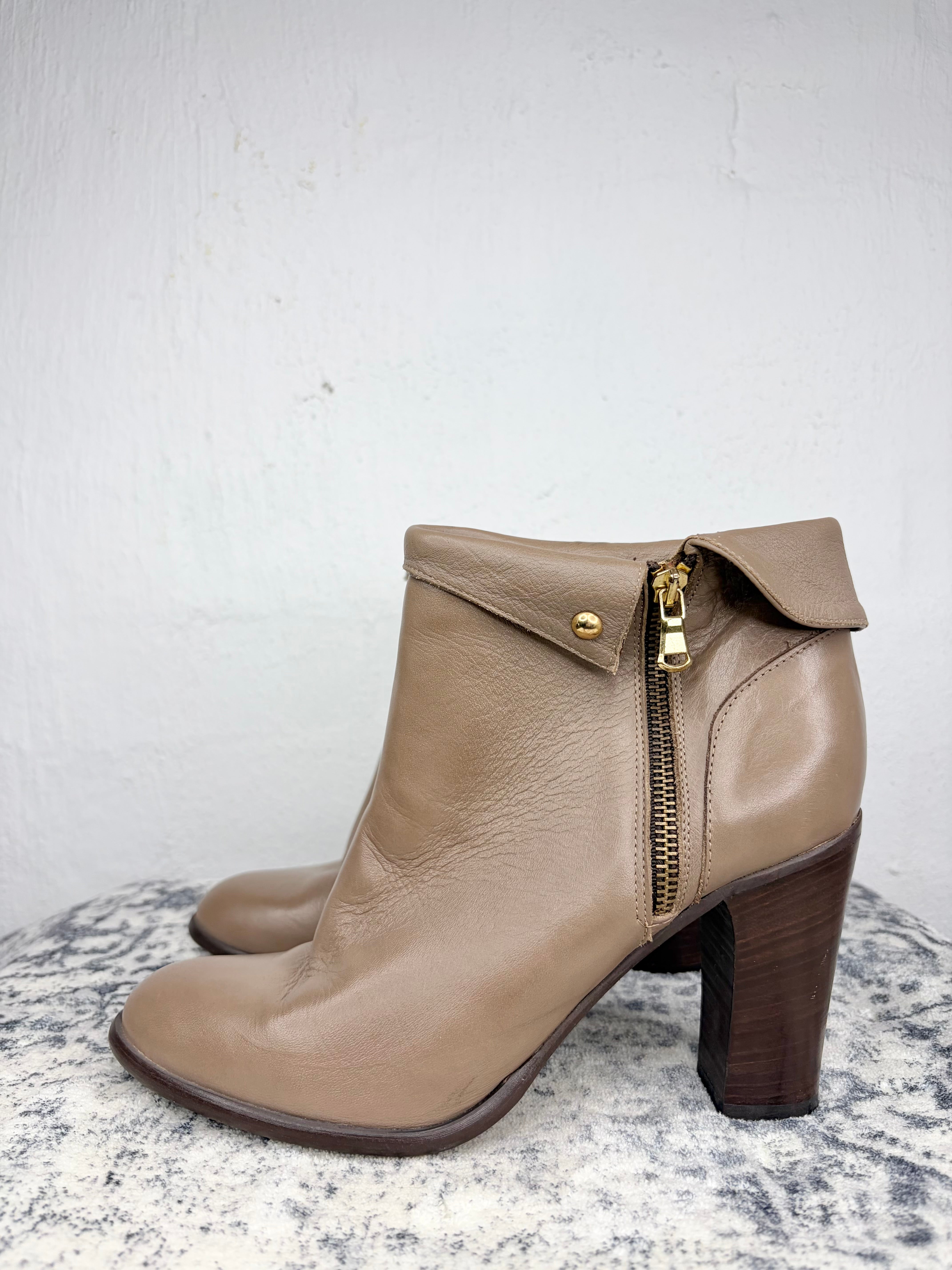 Hobbs Milk Chocolate Ankle Boots - EU40