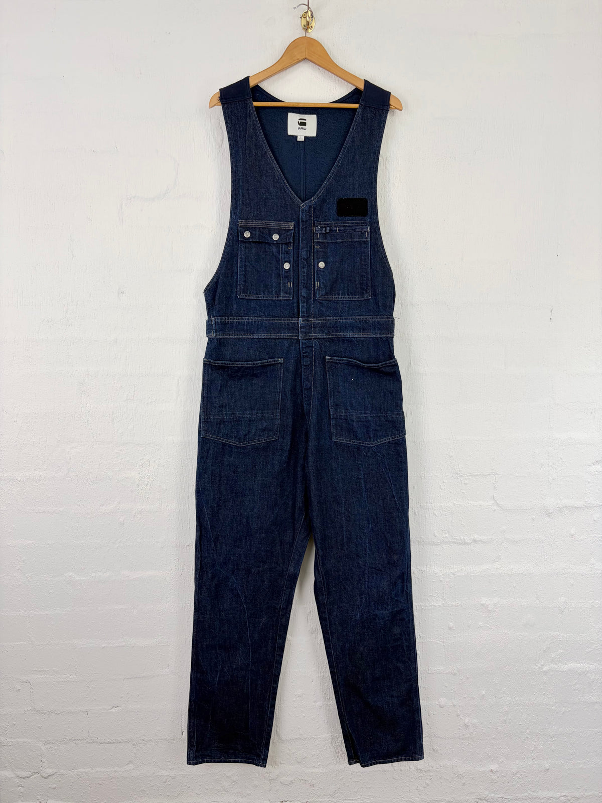 G-Star Raw Dark Denim Overalls - AU12/14