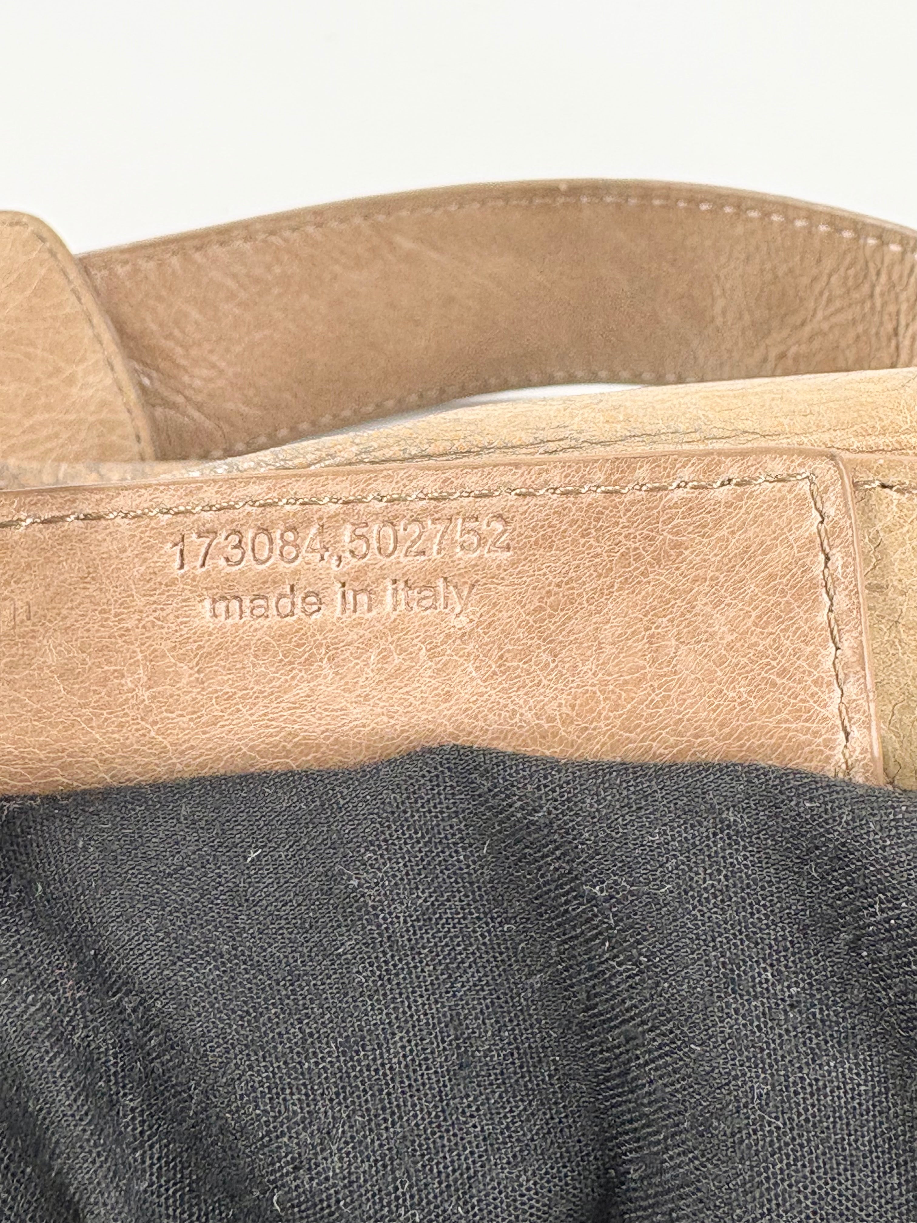 Balenciaga Beige Leather 'Giant 21' Handbag