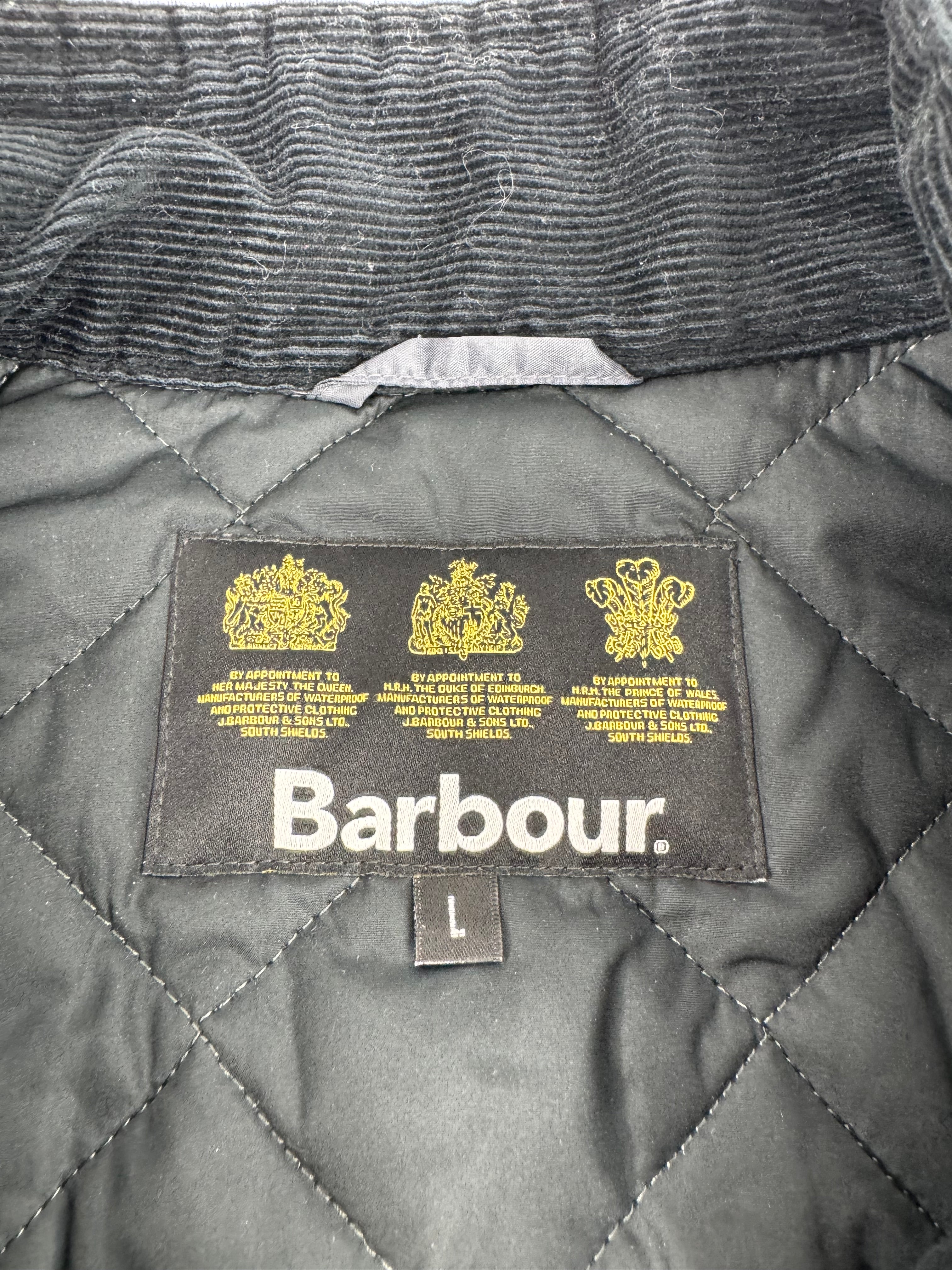 Barbour Black Quilted Jacket - L