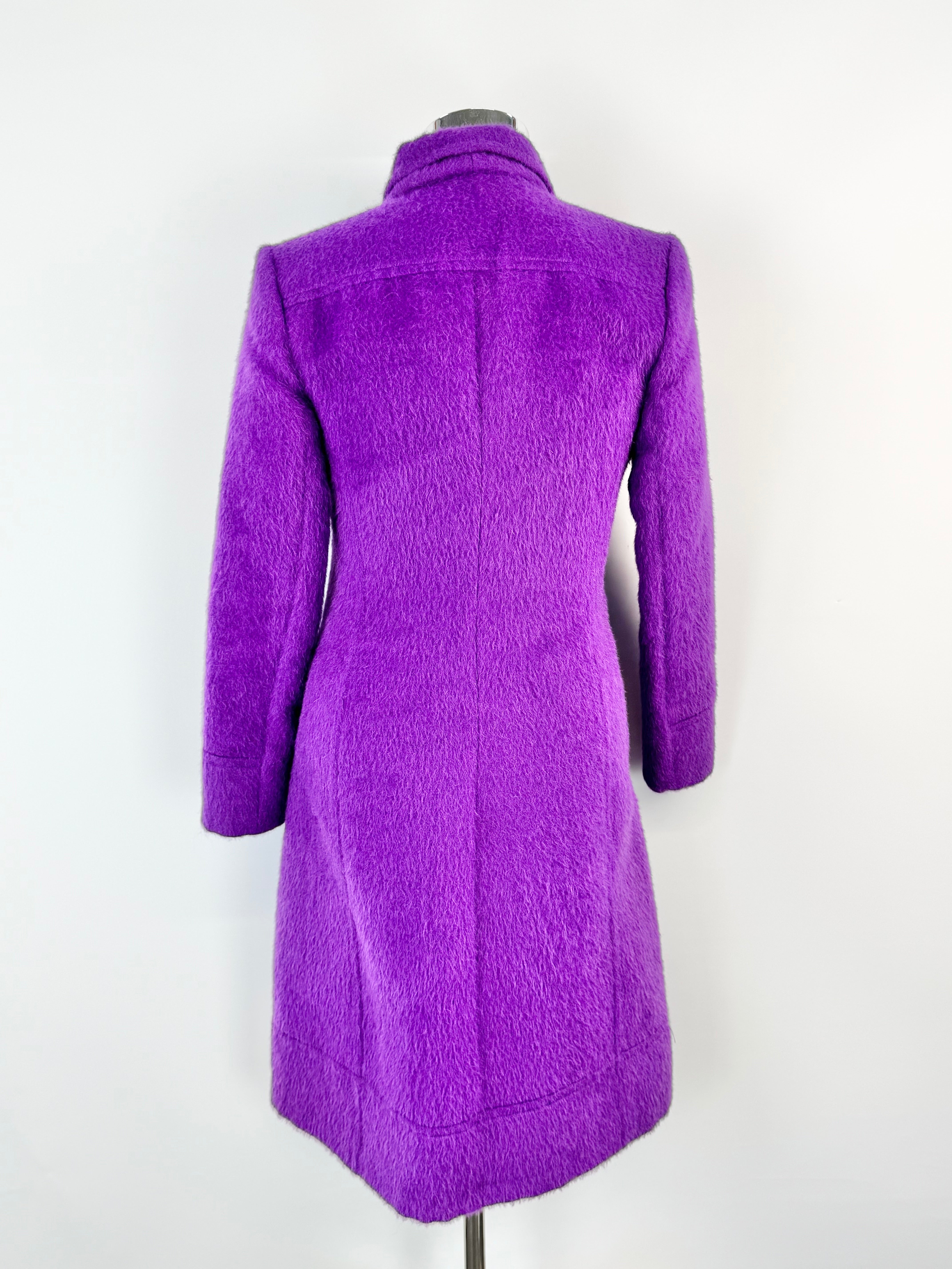 Ink Violet Wool Coat - AU12