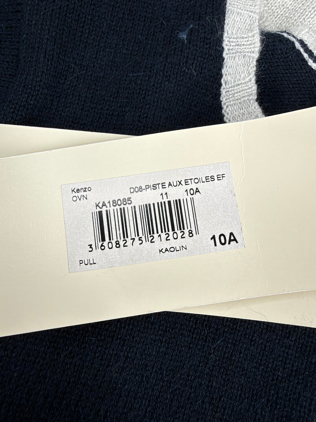 Kenzo Kids Navy & Blue Knitted Sweater - AU2/4