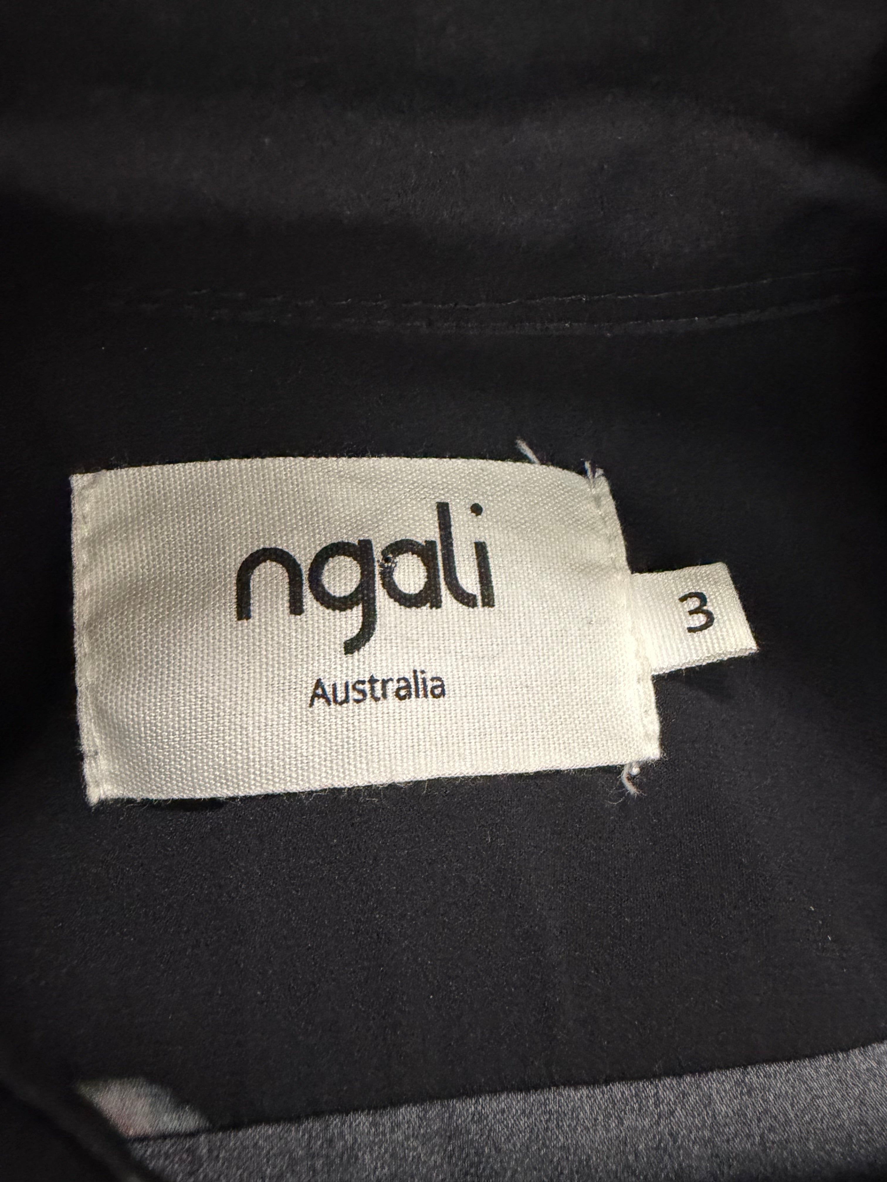Ngali Silk 'Anmanari' Print Shirt - AU10/12