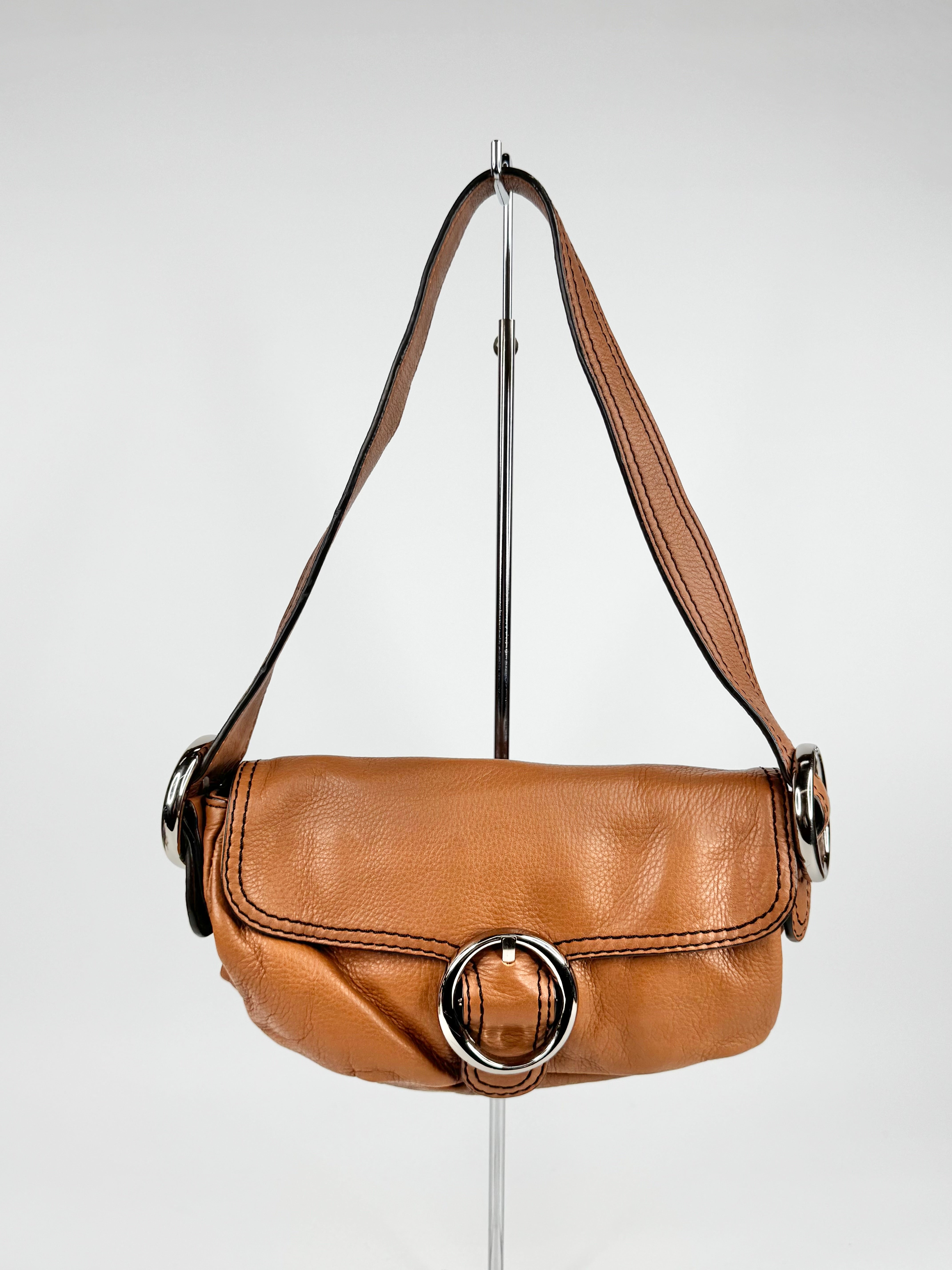 Oroton Tan Mini Shoulder Bag