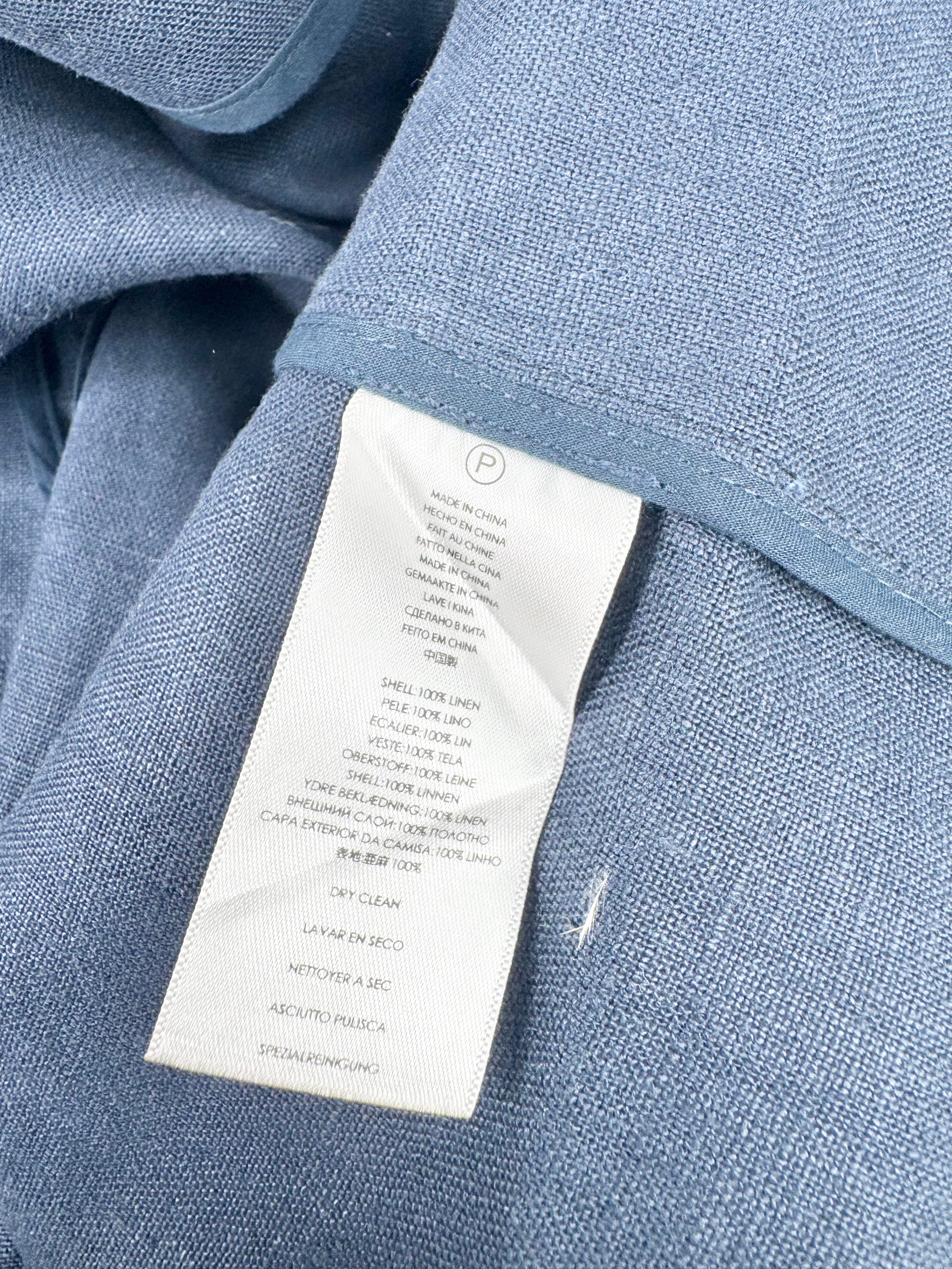 Michael Kors Navy Linen Blazer - AU8/10