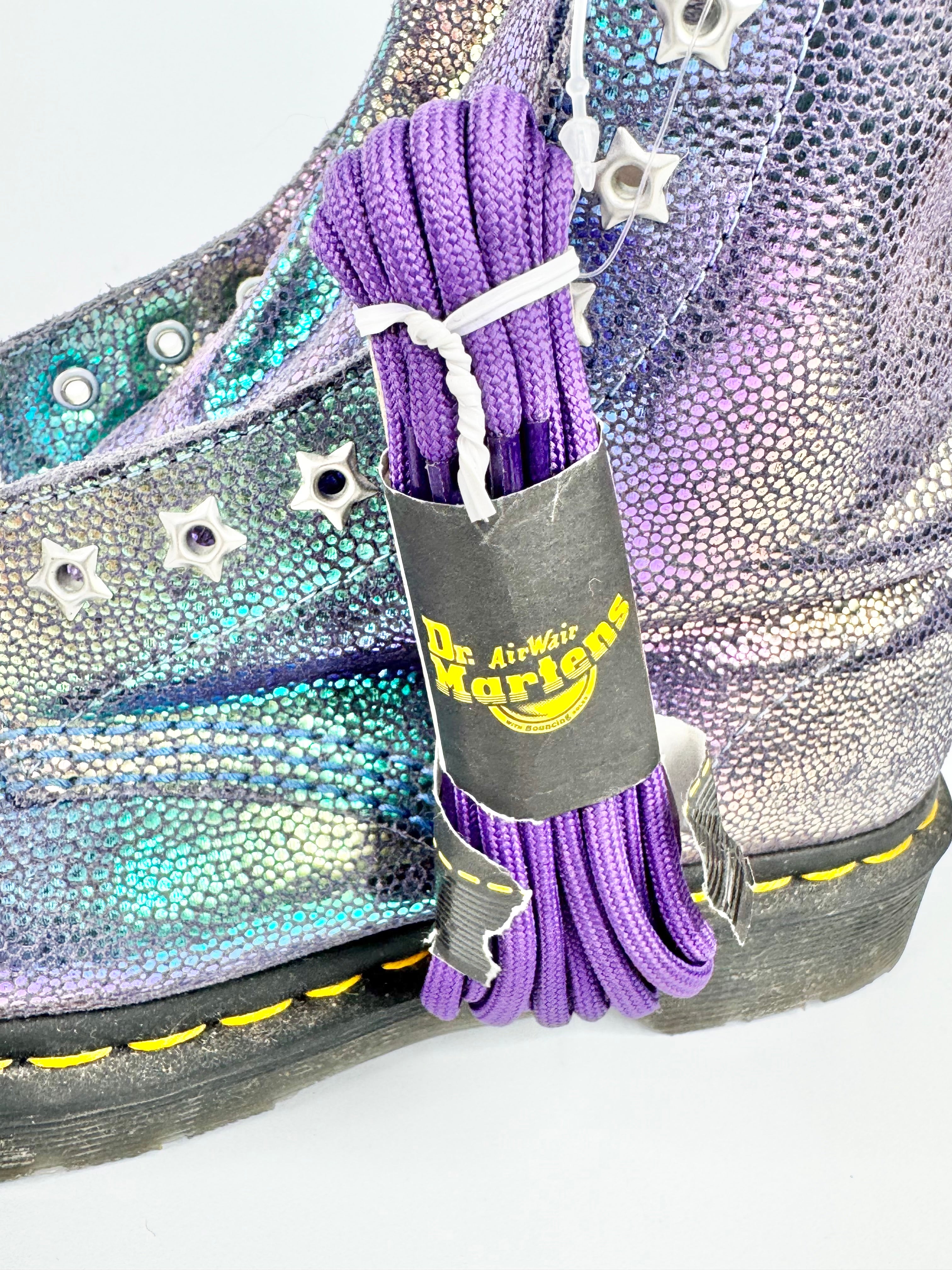 Doc Martens Violet Iridescent Mermaid Boots - EU37