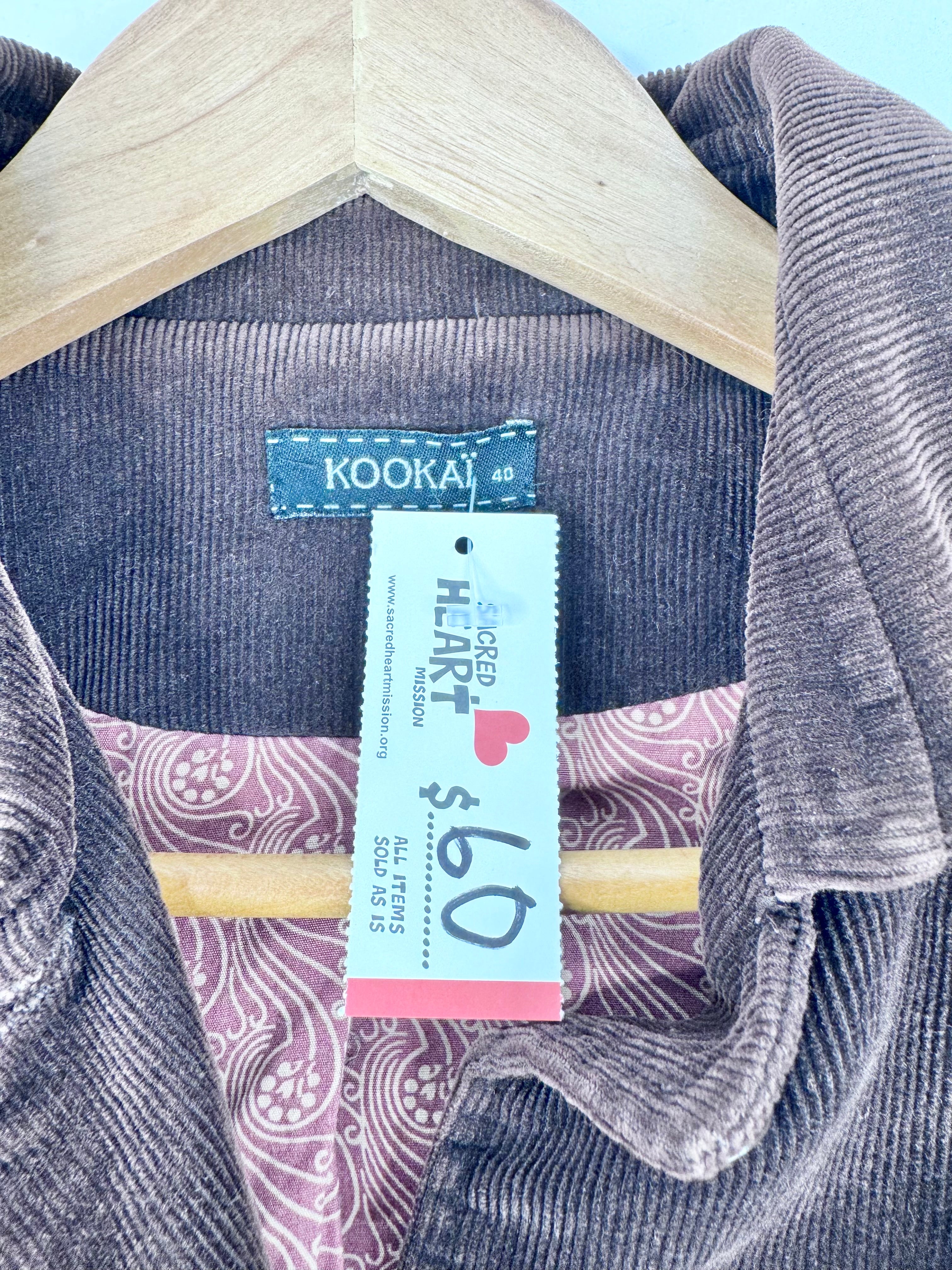 Kookai Chocolate Brown Trench Coat - AU10