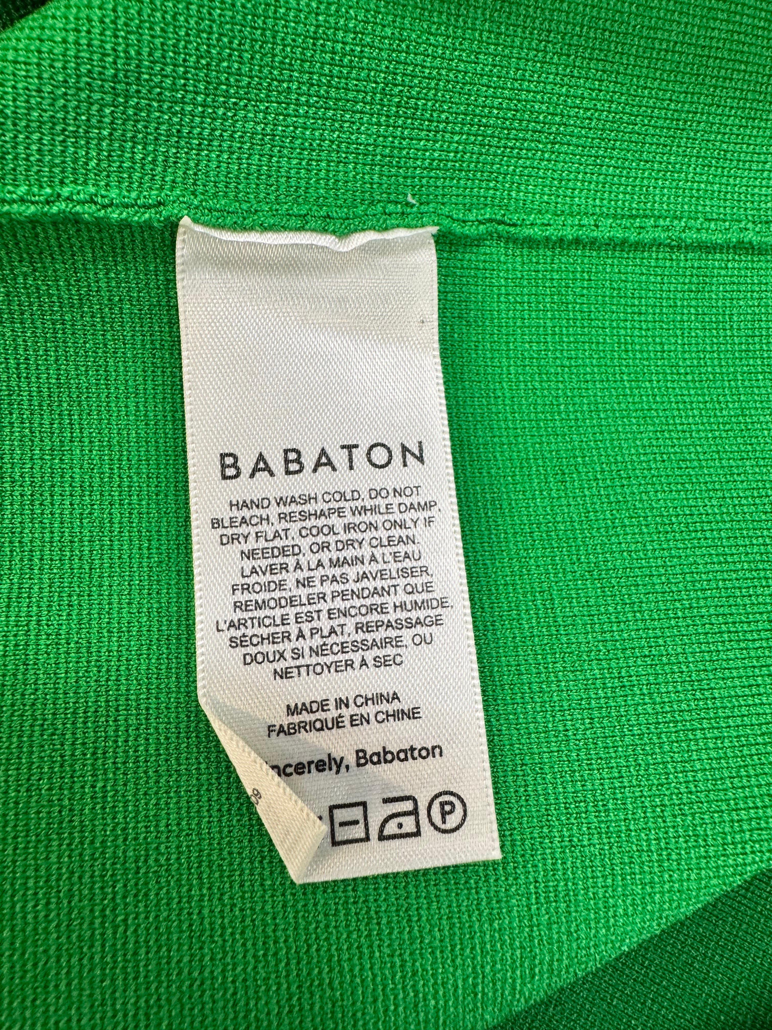 Babaton Bright Green Knit Body Con Dress - AU10