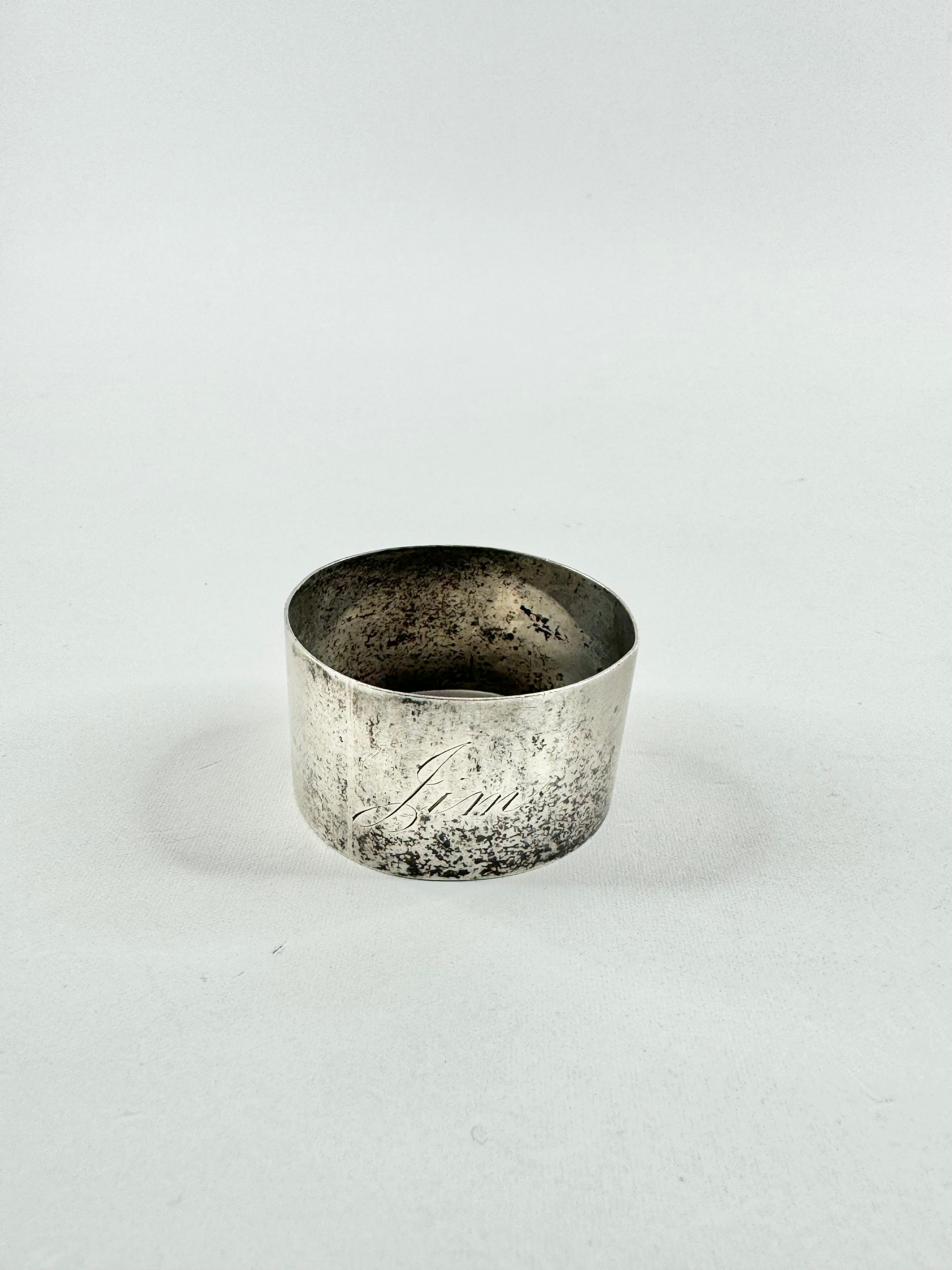 Assorted Set of 4 Sterling Silver Napkin Rings