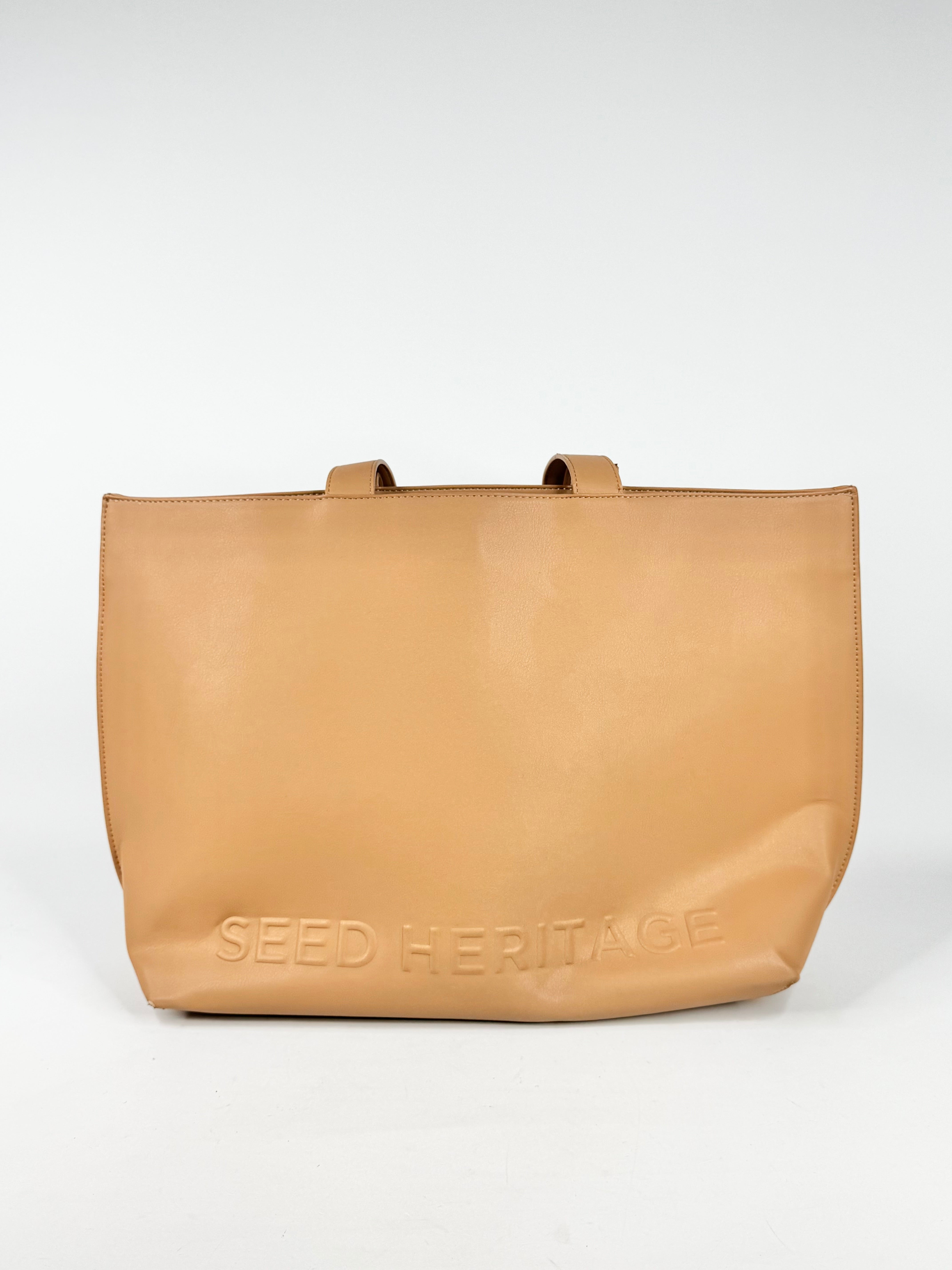 Seed Heritage Large Tan Tote Bag