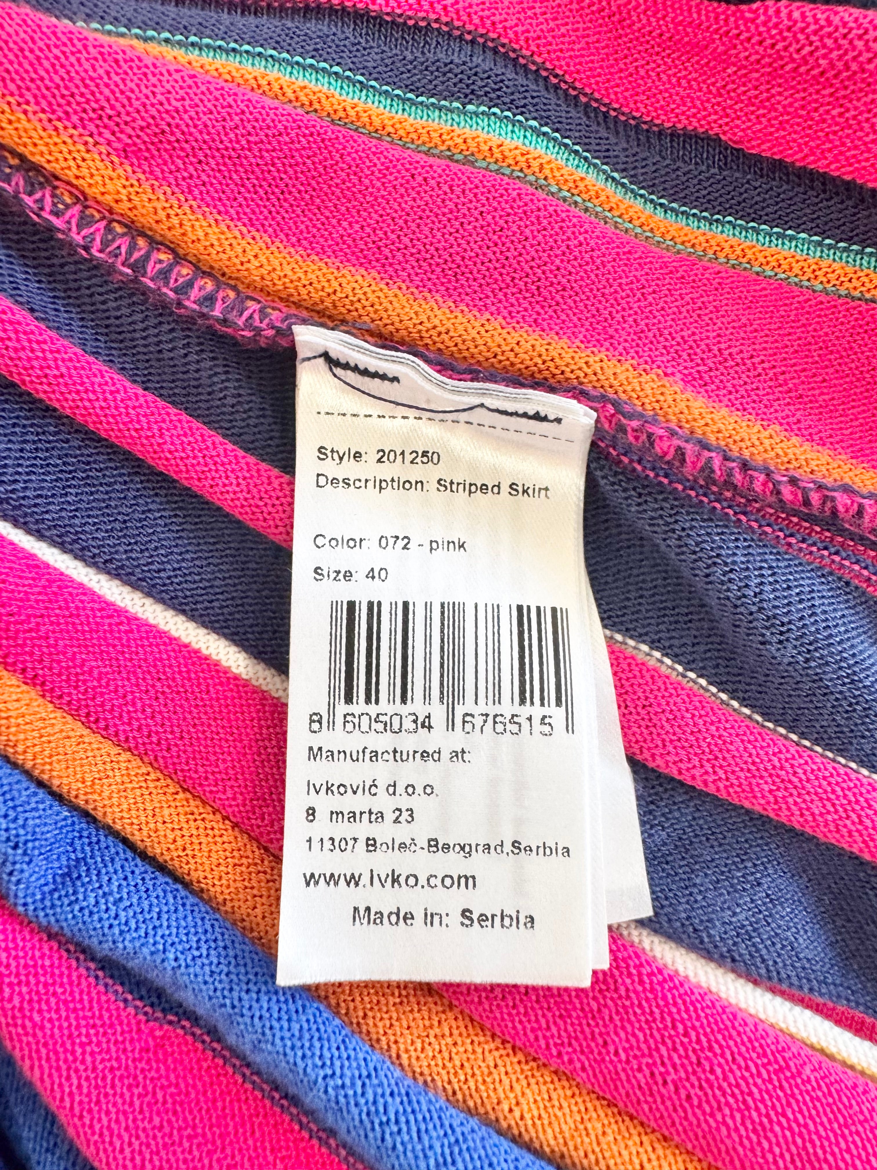 Ivko Multicolour Pleated Skirt - AU10/12