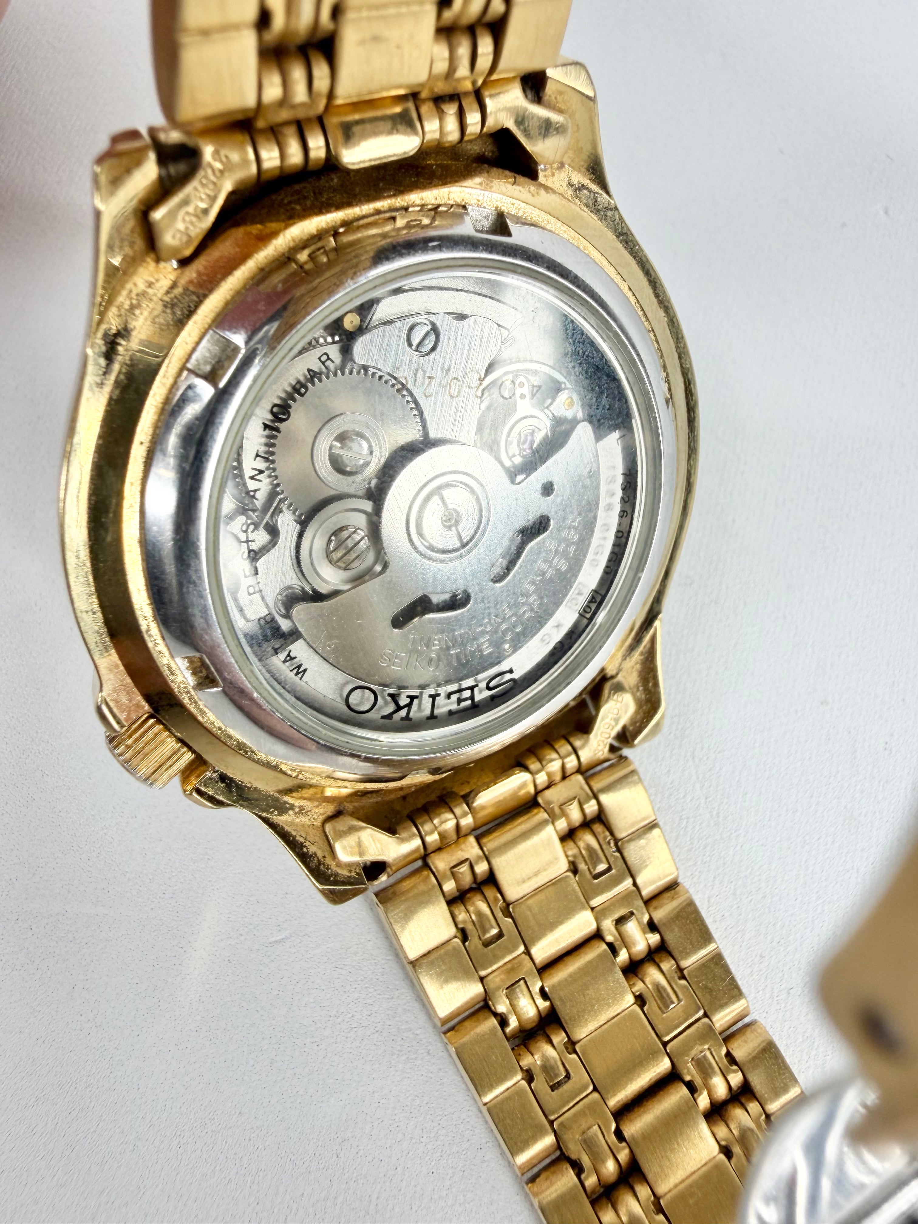 Seiko 5 Automatic Gold Toned Watch