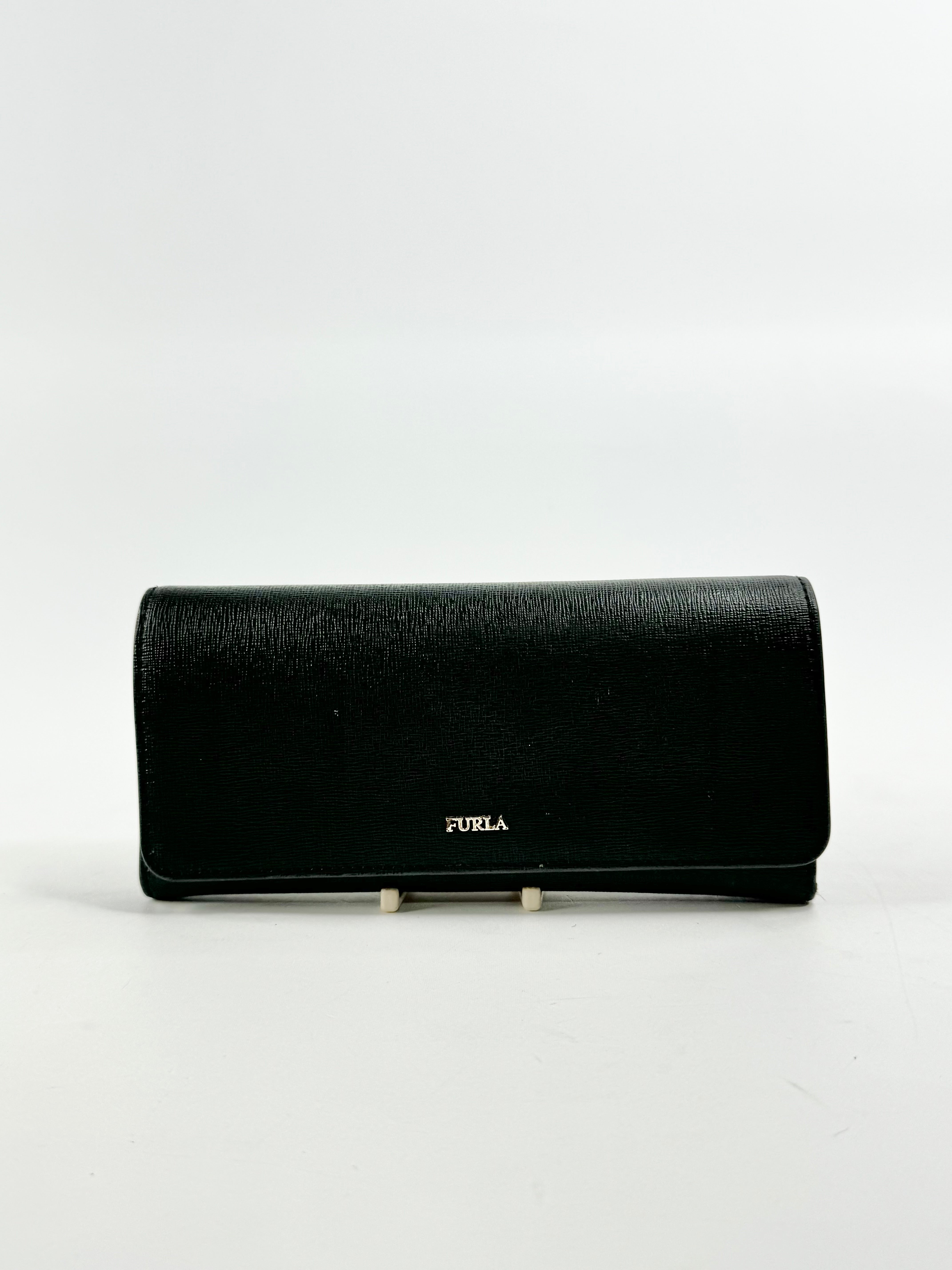 Furla Black Leather Wallet