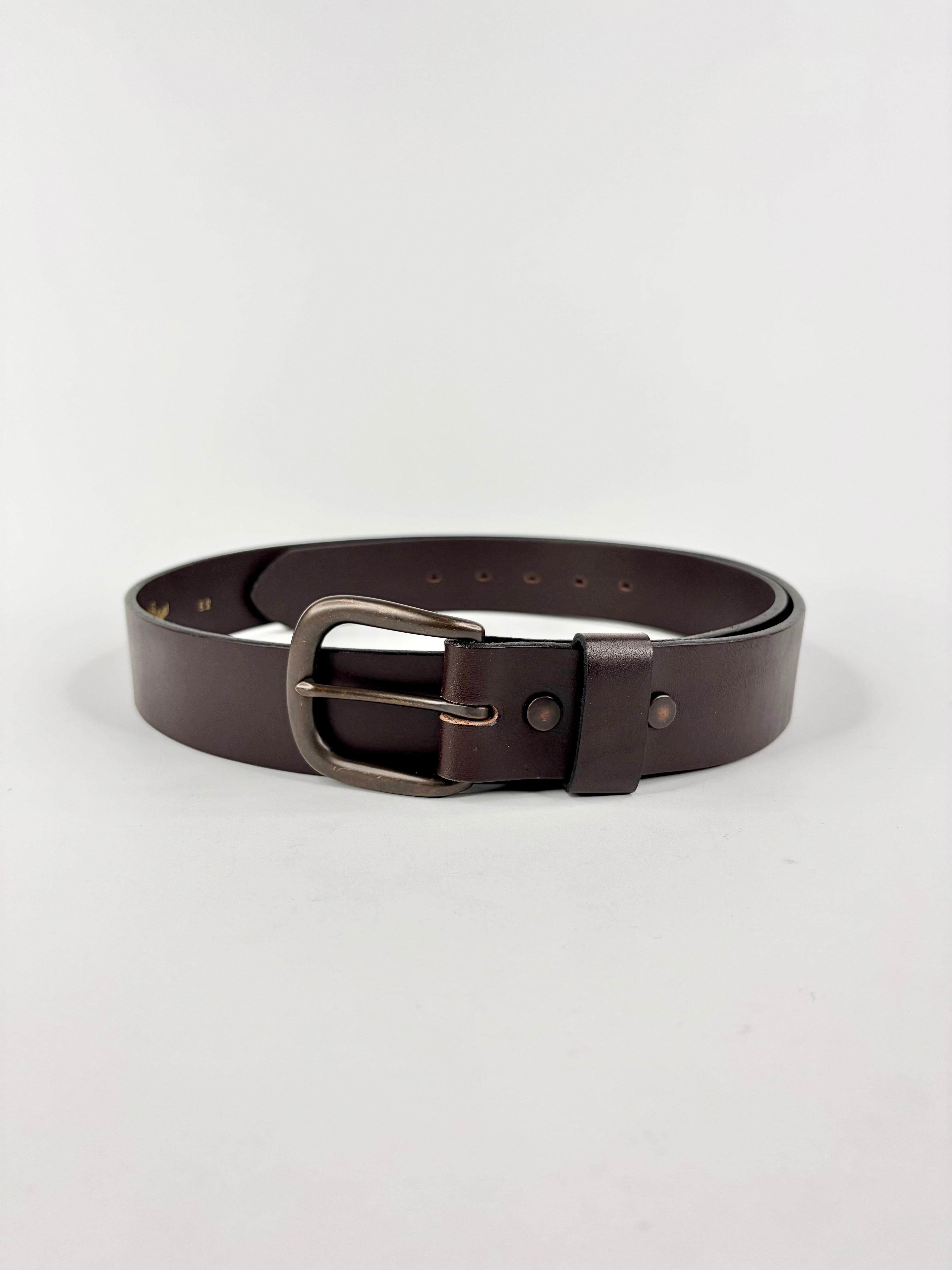 R.M. Williams Walnut Leather Belt - W44