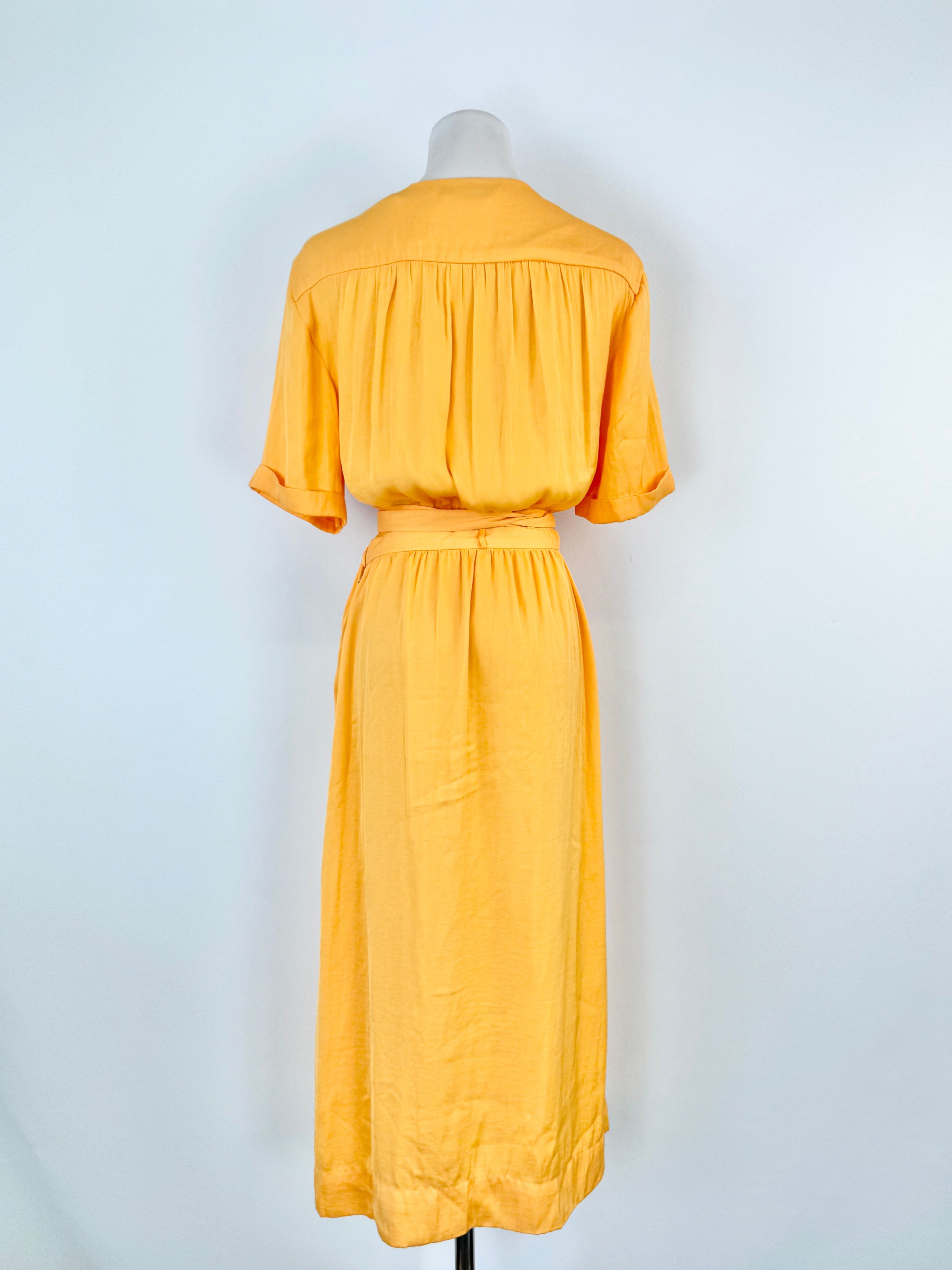 Scotch & Soda Buttercup Yellow Wrap Dress - AU8