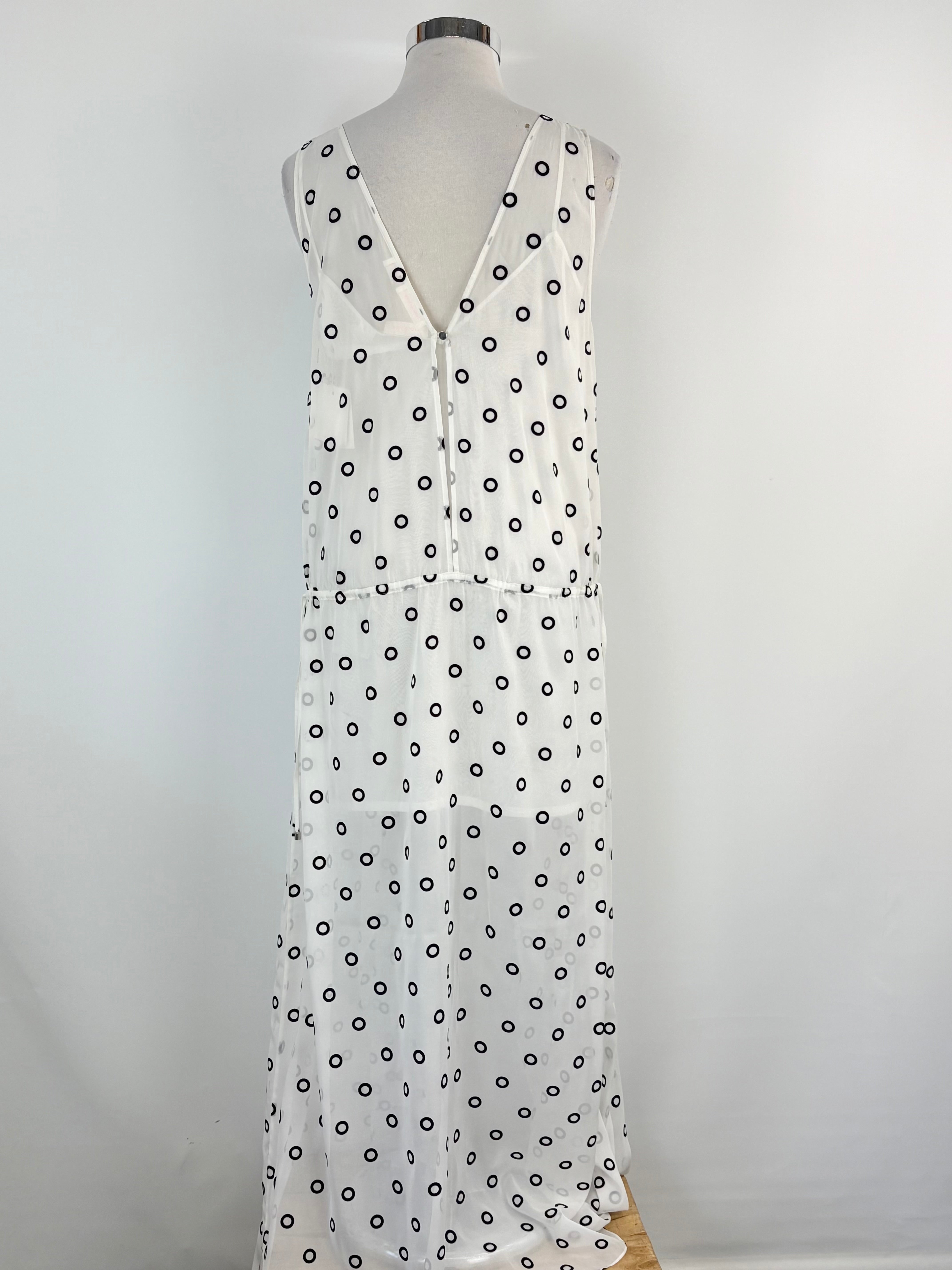 Sass & Bide Sheer Ivory 'Paper Games' Dress - AU14