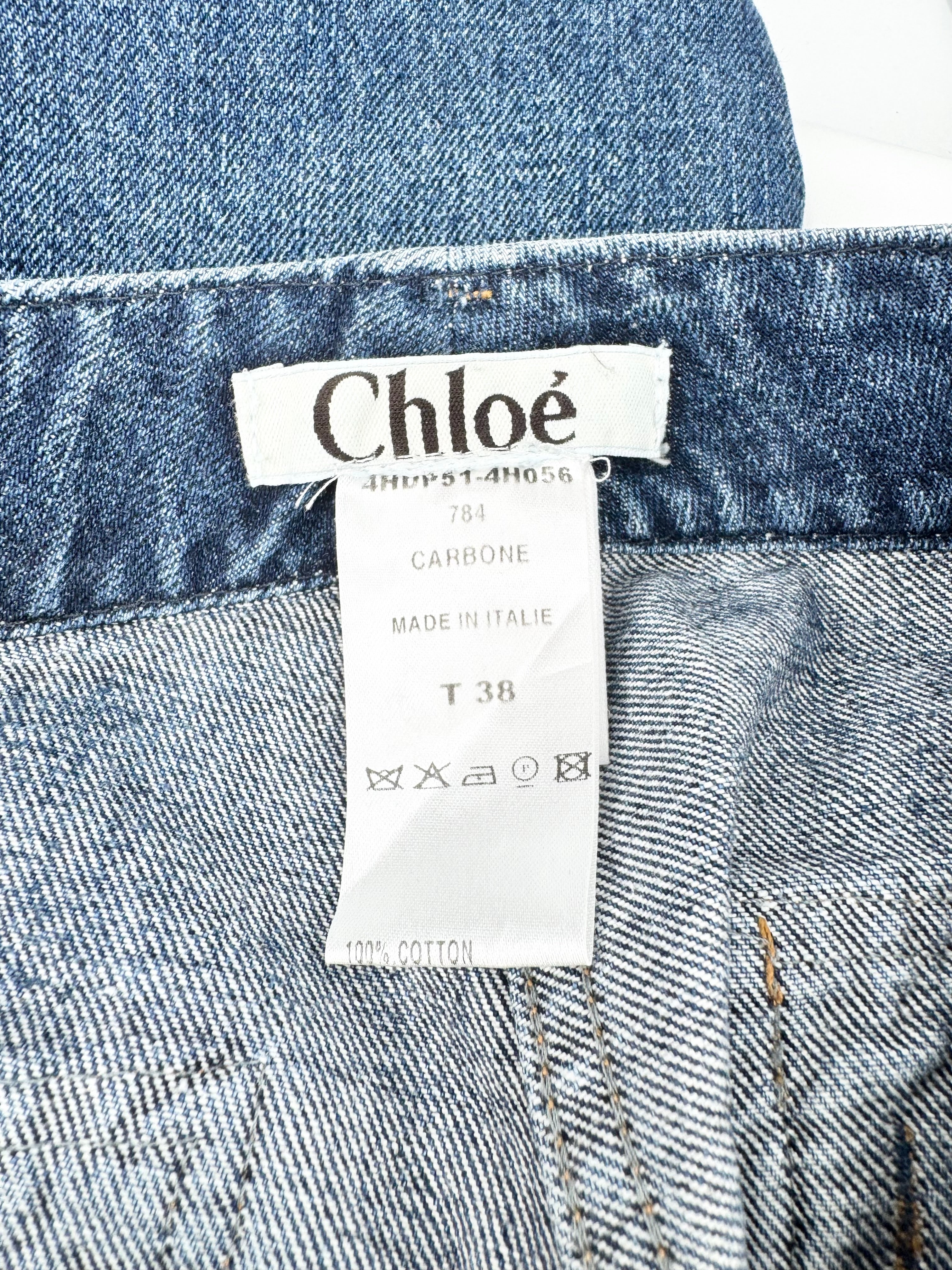 Chloe 'Carbone' Low Rise Jeans - AU10
