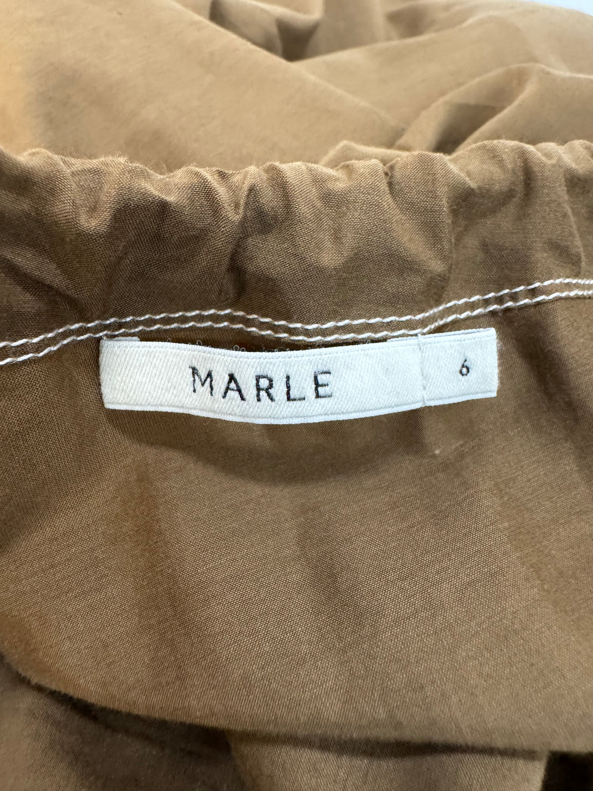 Marle 'William Off Shoulder Dress in Clover' Cotton Dress - AU6