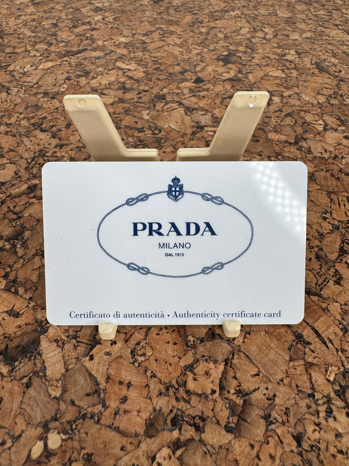 Prada Azzurro Nylon Wristlet