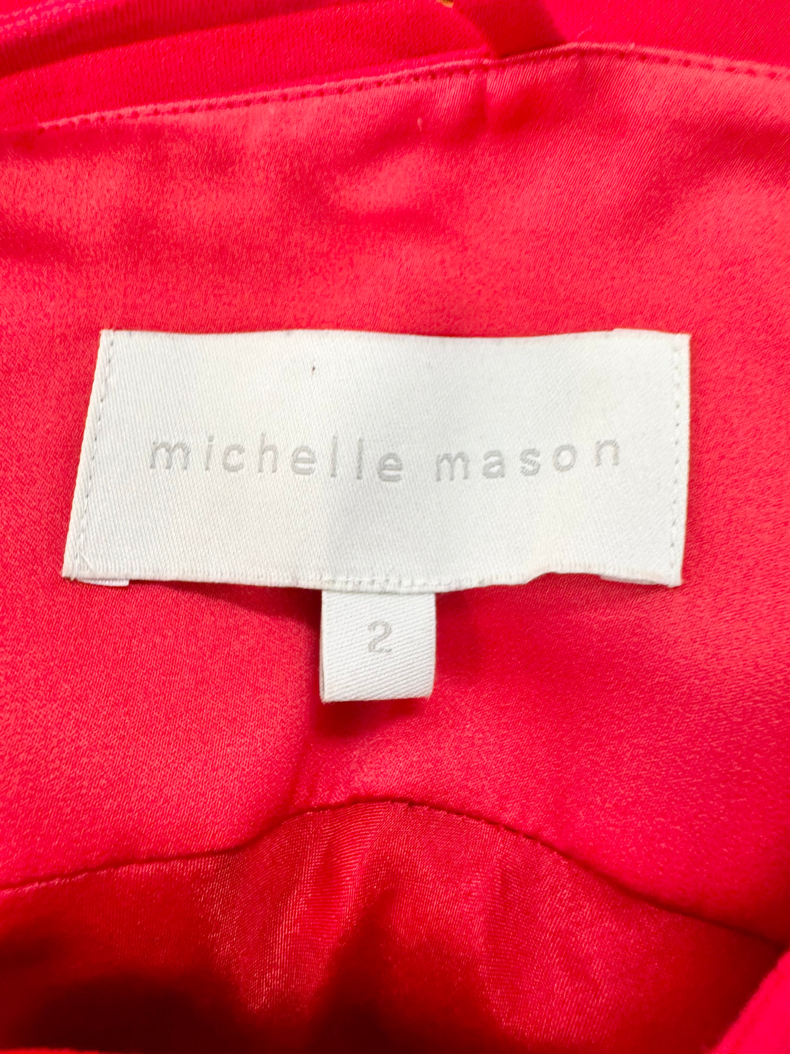 Michelle Mason Crimson Gown - AU10