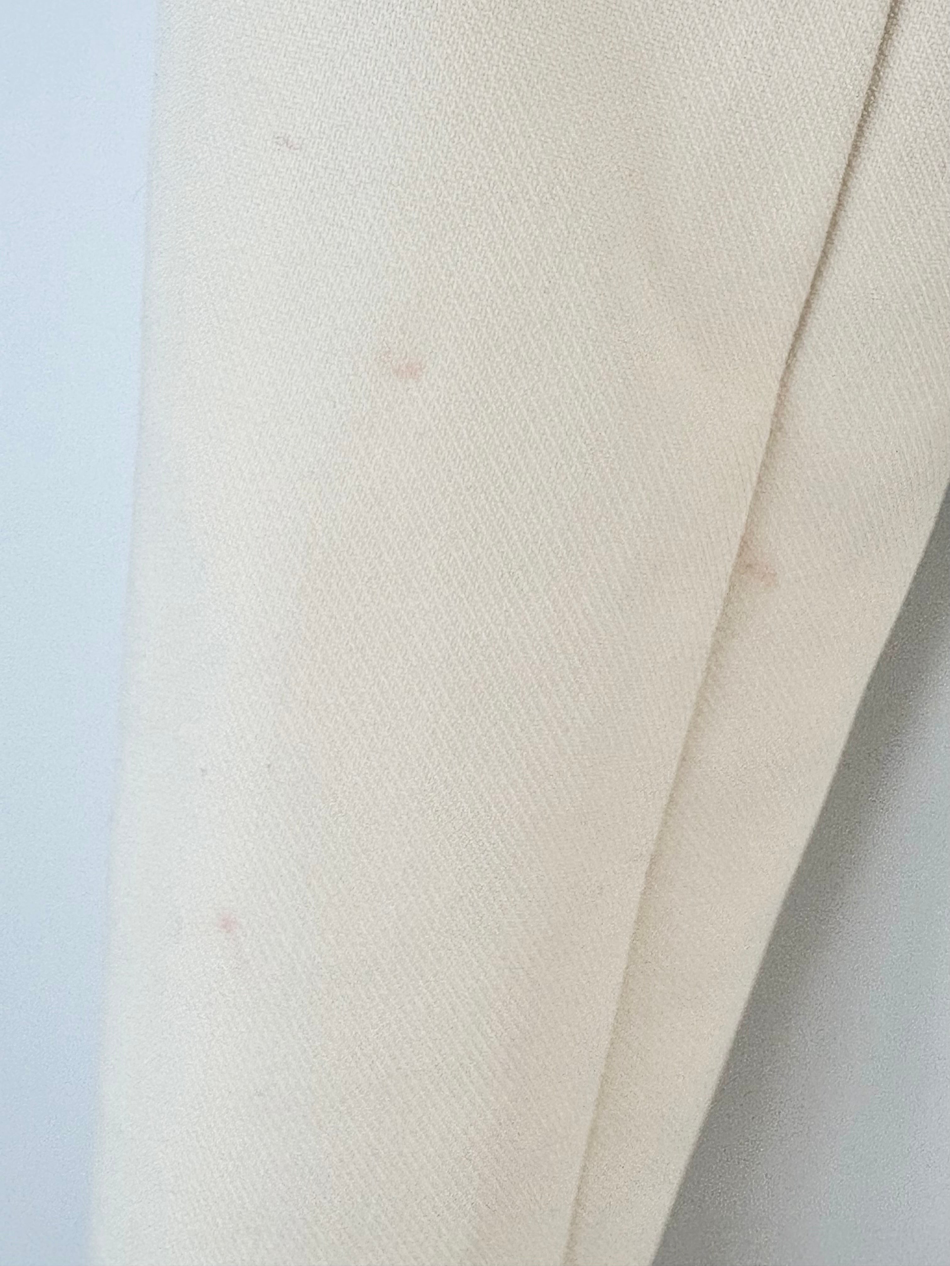 Nana Jacqueline Cream Satin Formal Suit Jacket - AU4/6