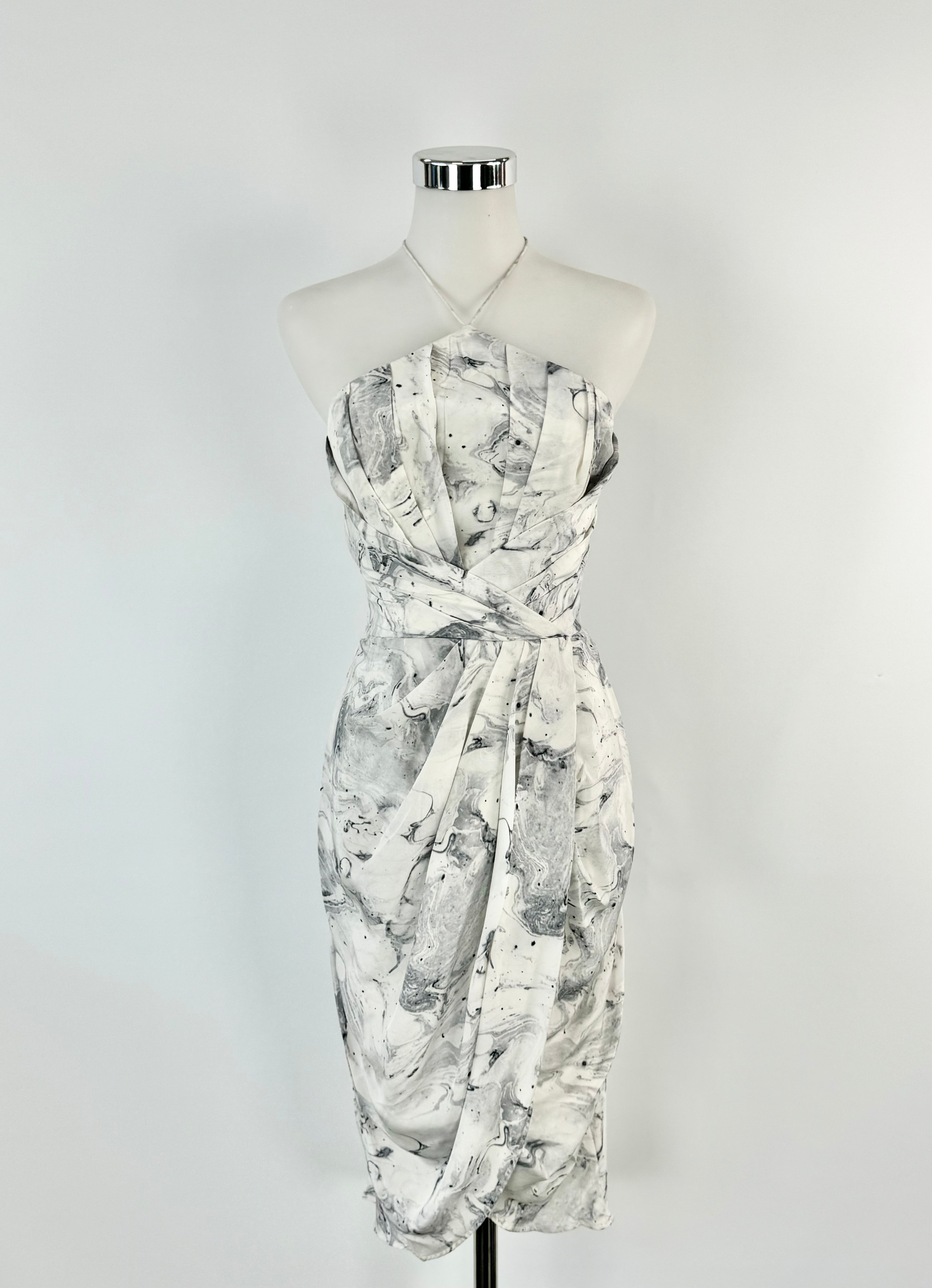 Zimmermann Silk Marble Midi Dress - AU10