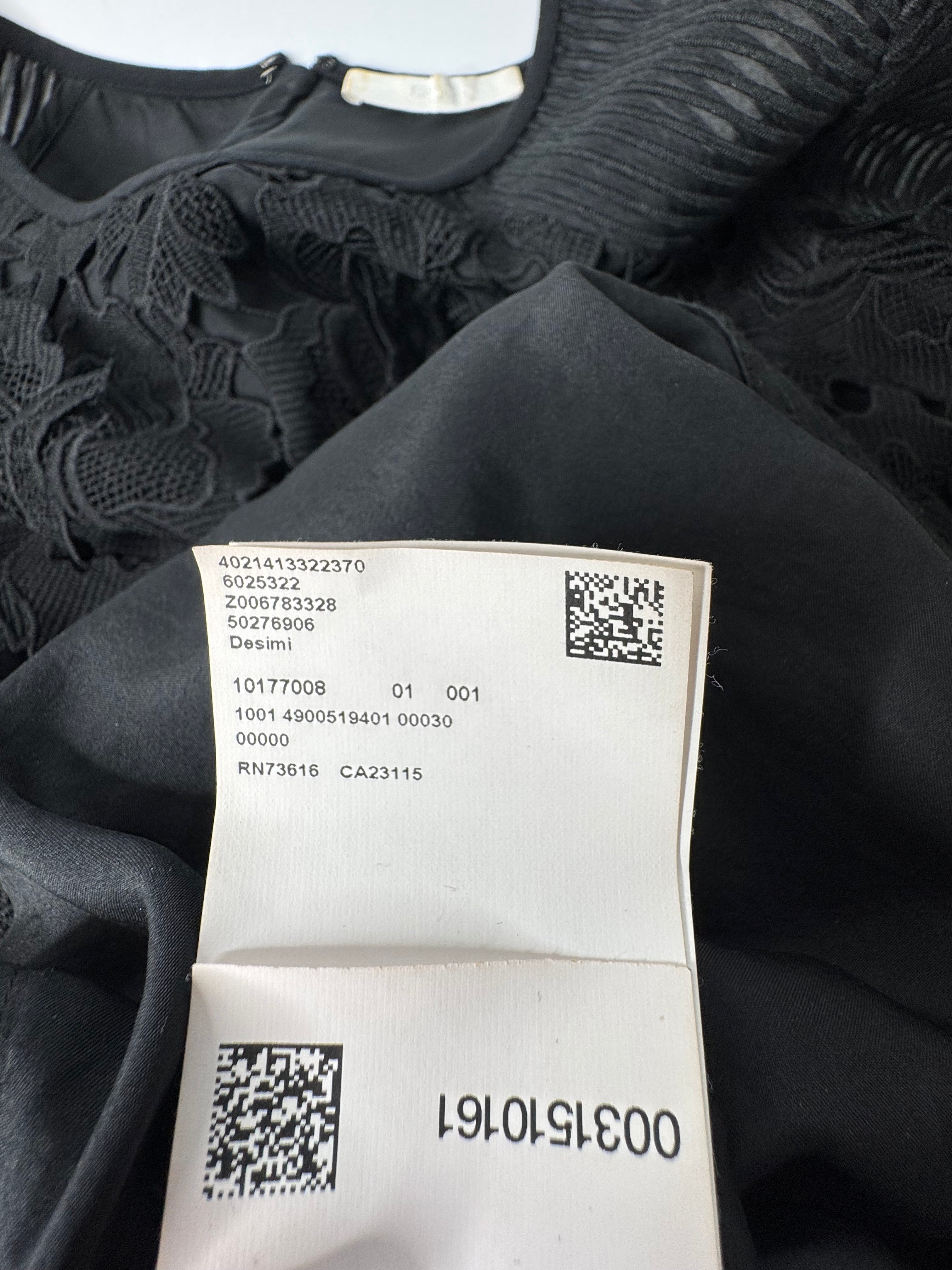 Hugo Boss Black Lace Appliqué 'Desimi' Dress - AU10