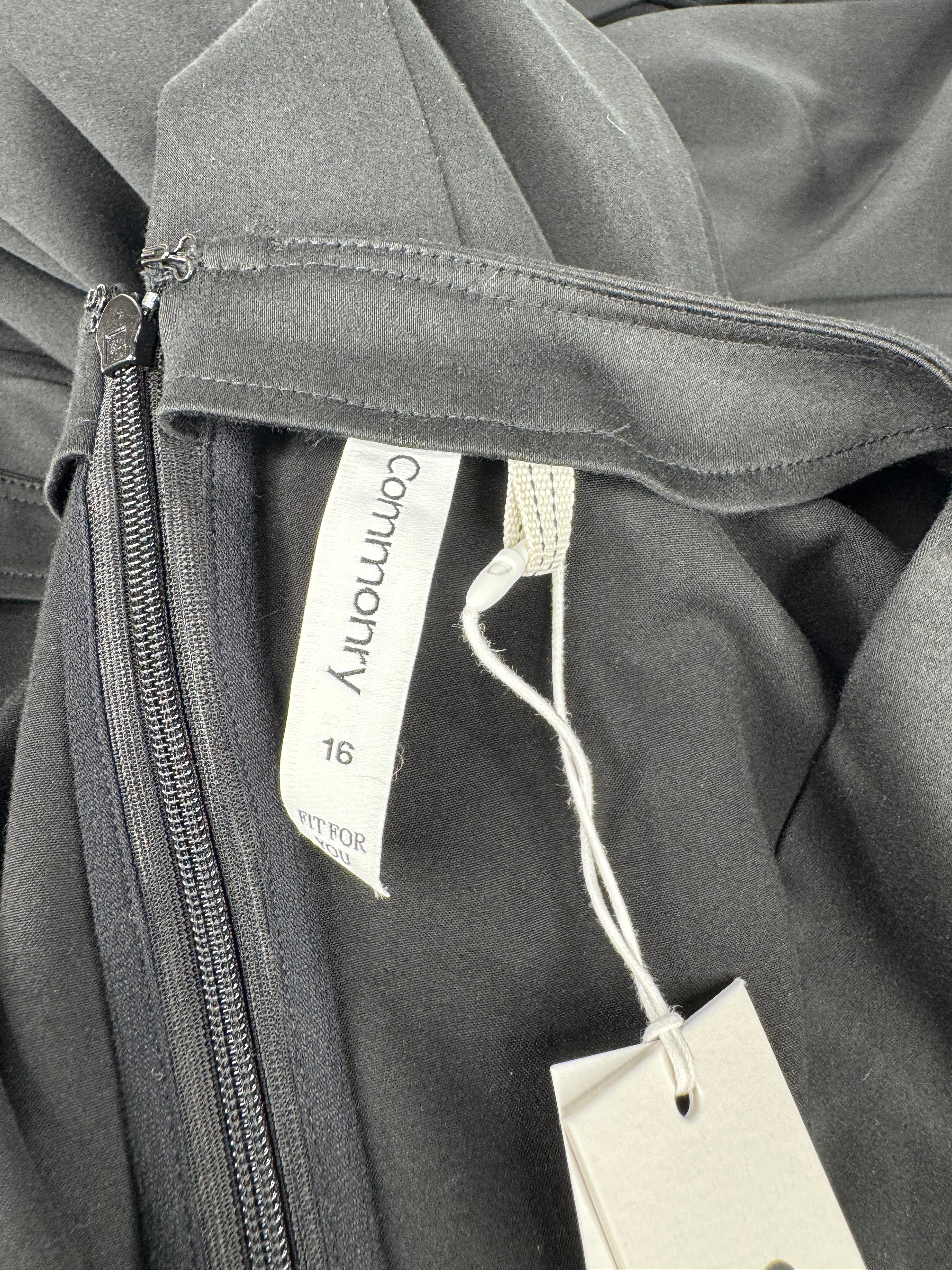 Commonry Black Tencel Dress NWT - AU16
