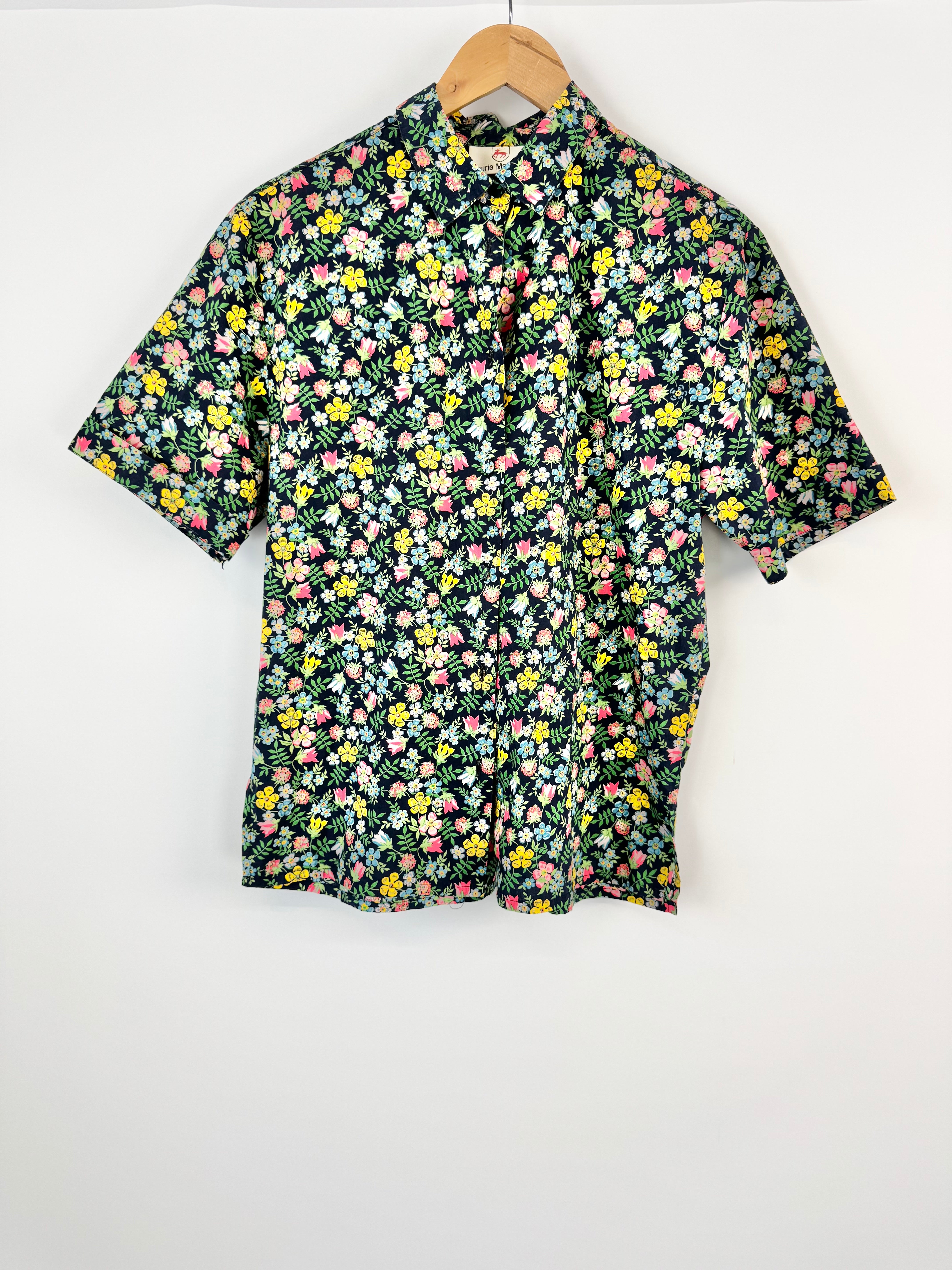 LAURIE MCCARTHY FLORAL SHORT SLEEVE SHIRT - AU12