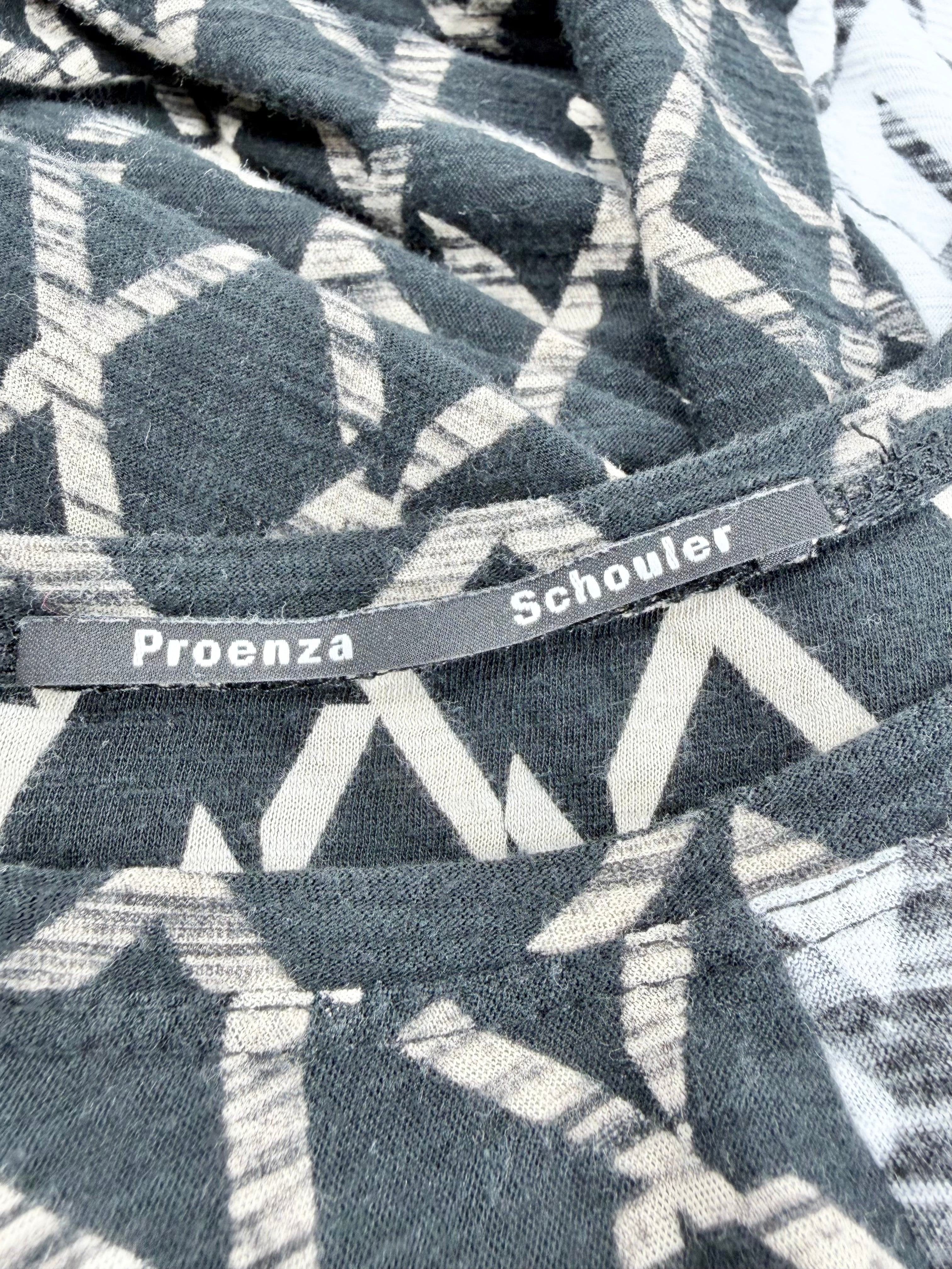 Proenza Schouler Diamond Patterned Spliced T-Shirt - AU6/8