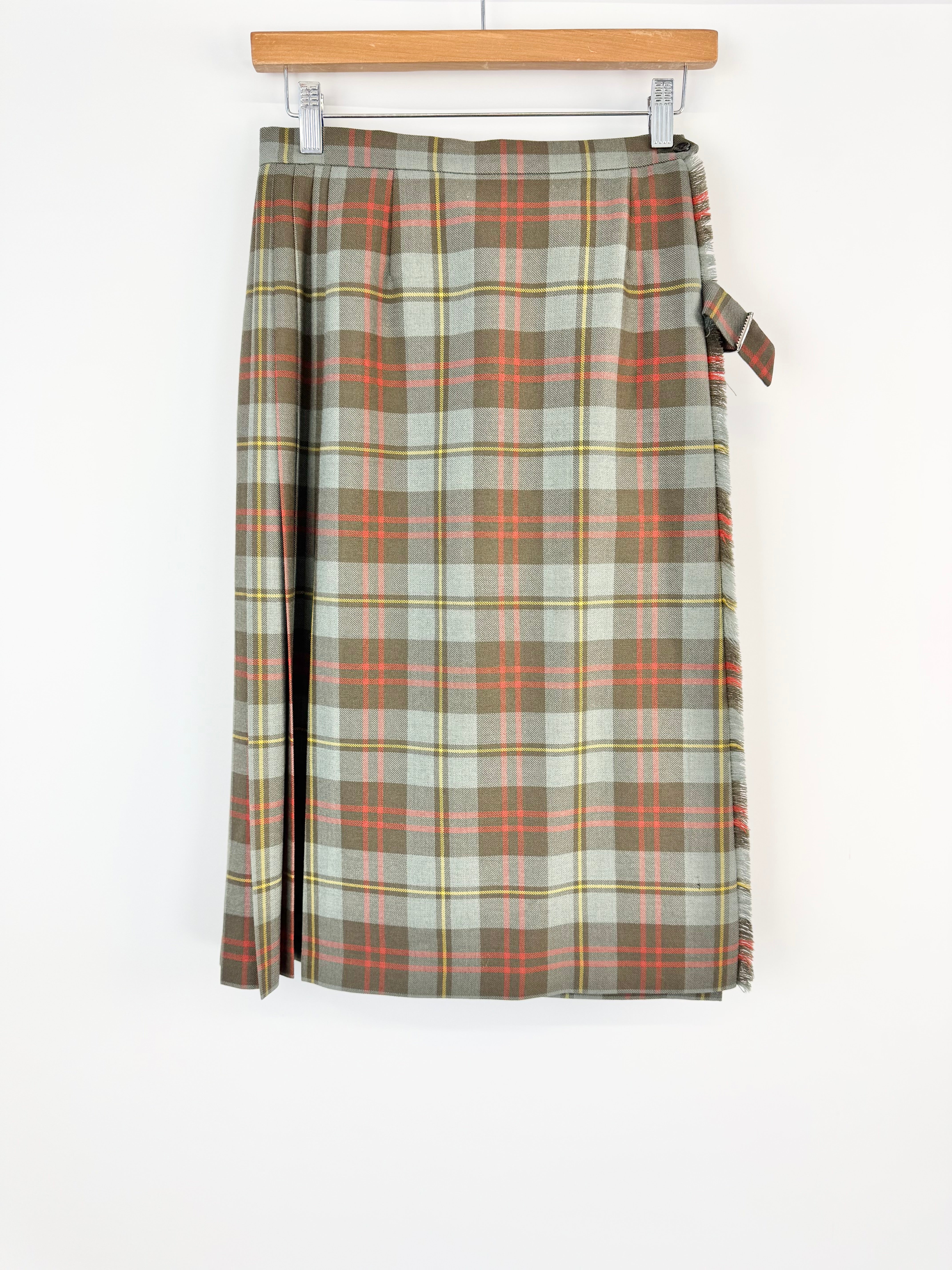 MFW Fletcher Jones Moss Green Kilt - AU12/14
