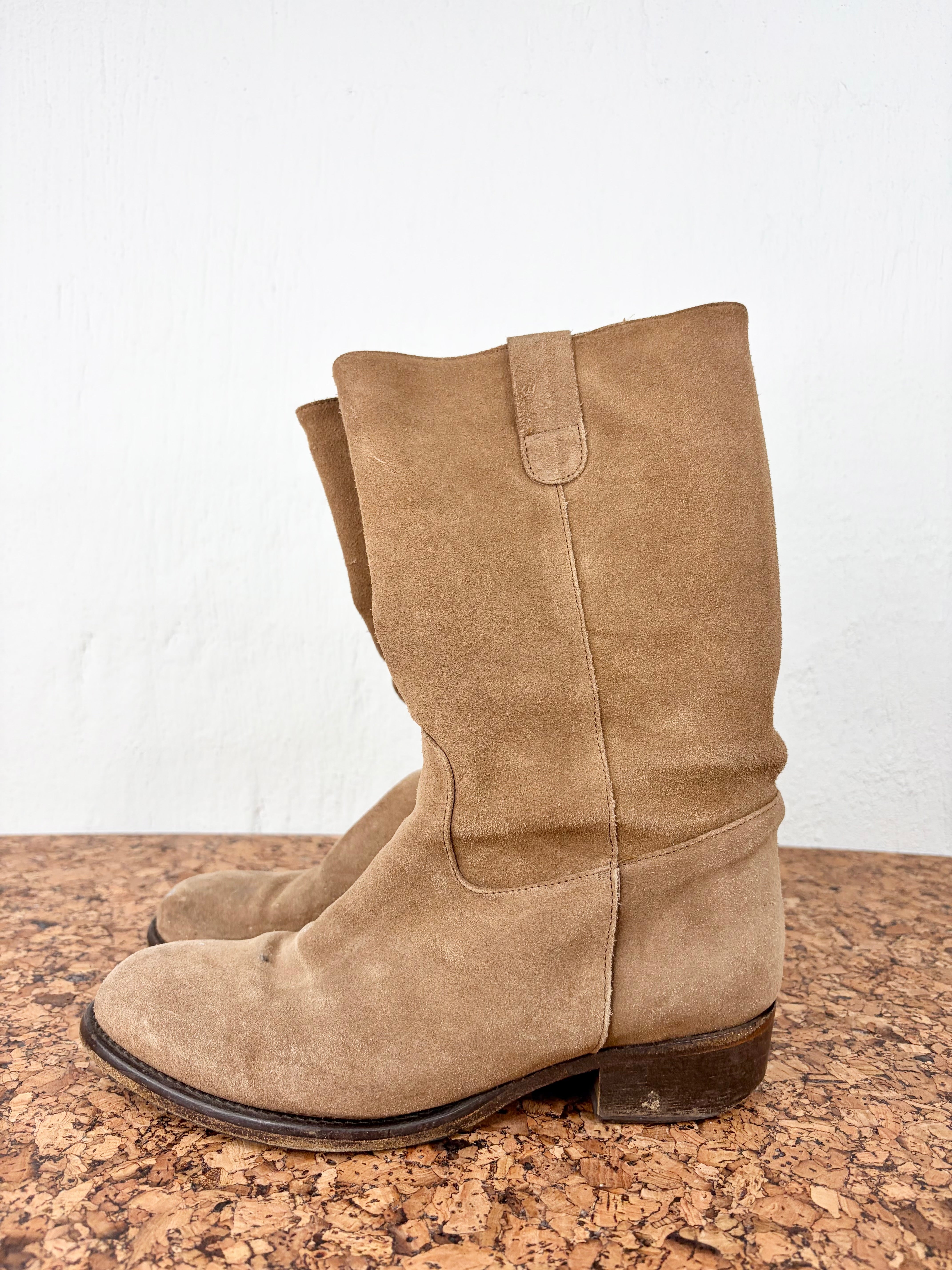 Stefano Stefani 'GANZ-12' Tobacco Suede Boot - EU37