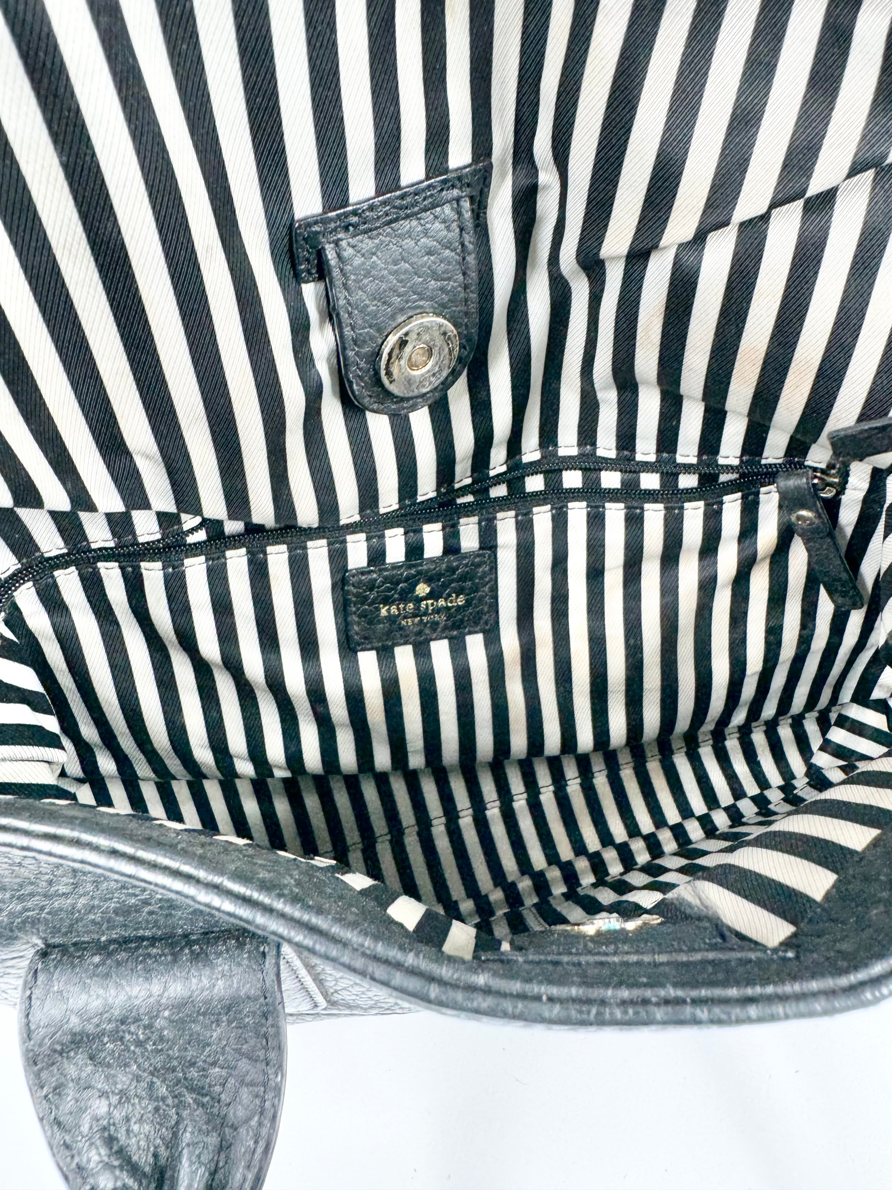 Kate Spade Black Leather Handbag