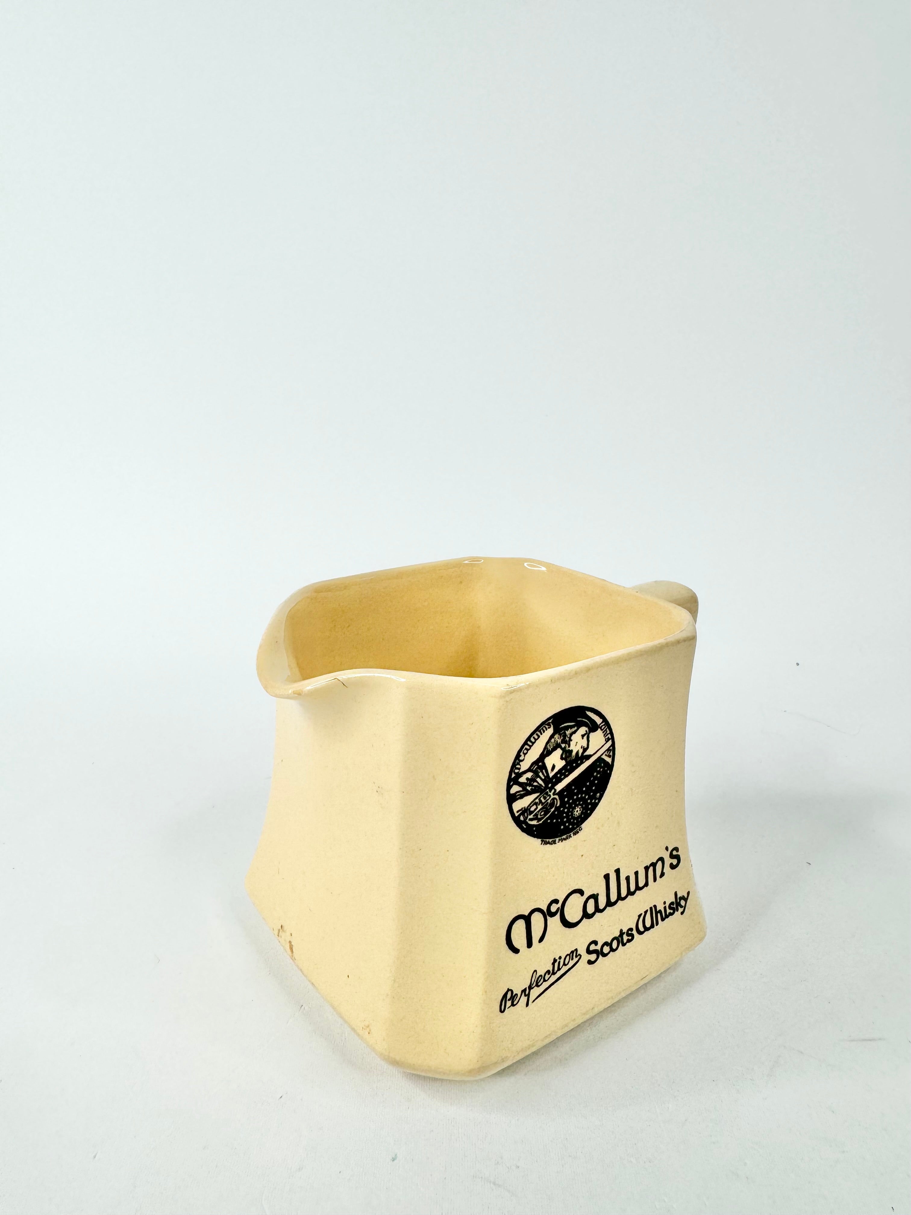 Vintage Royal Doulton Cream McCallum's Perfection Scotch Whisky Jug