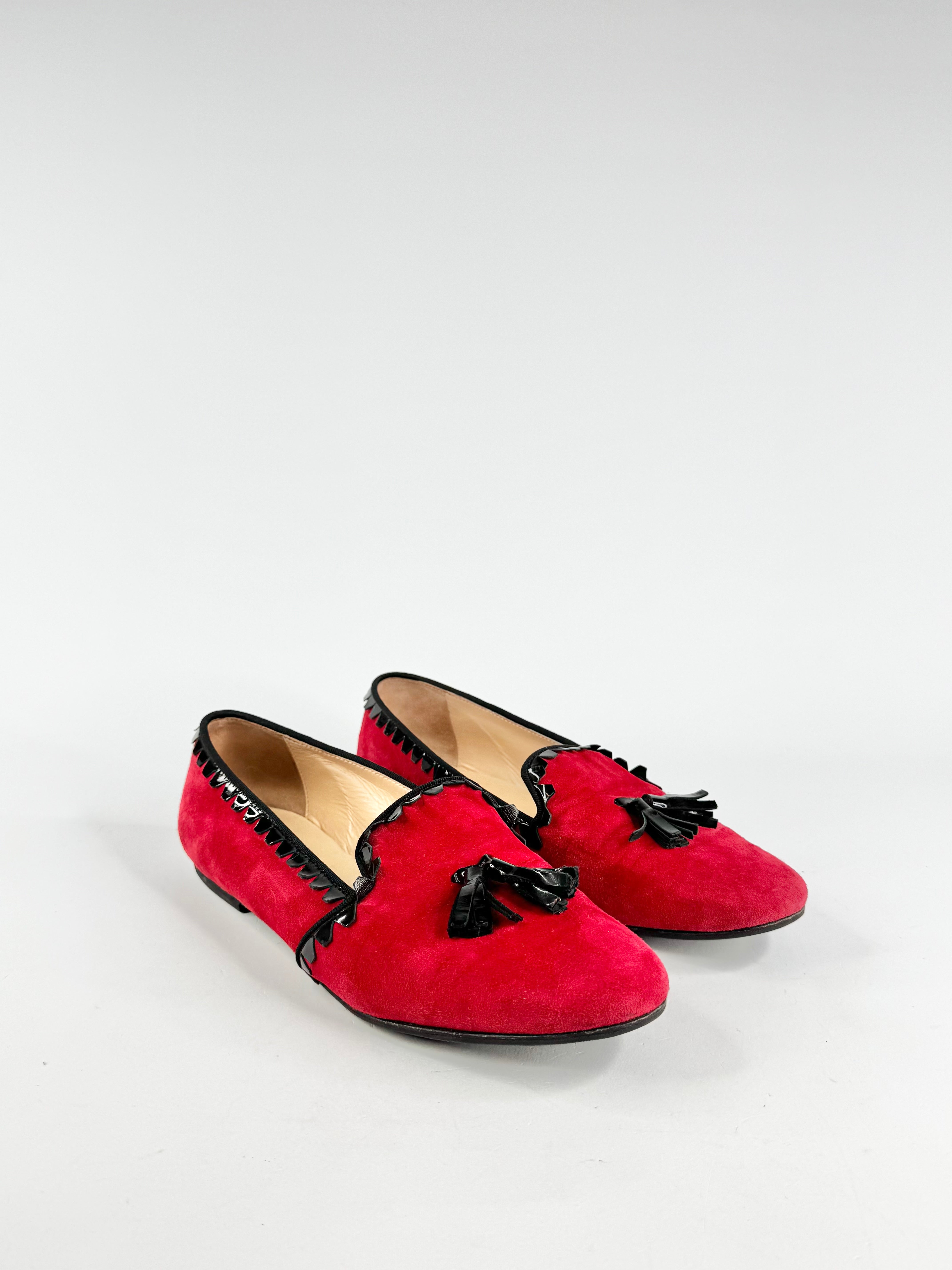 Moschino Cheap & Chic Cherry Red Loafers - EU40