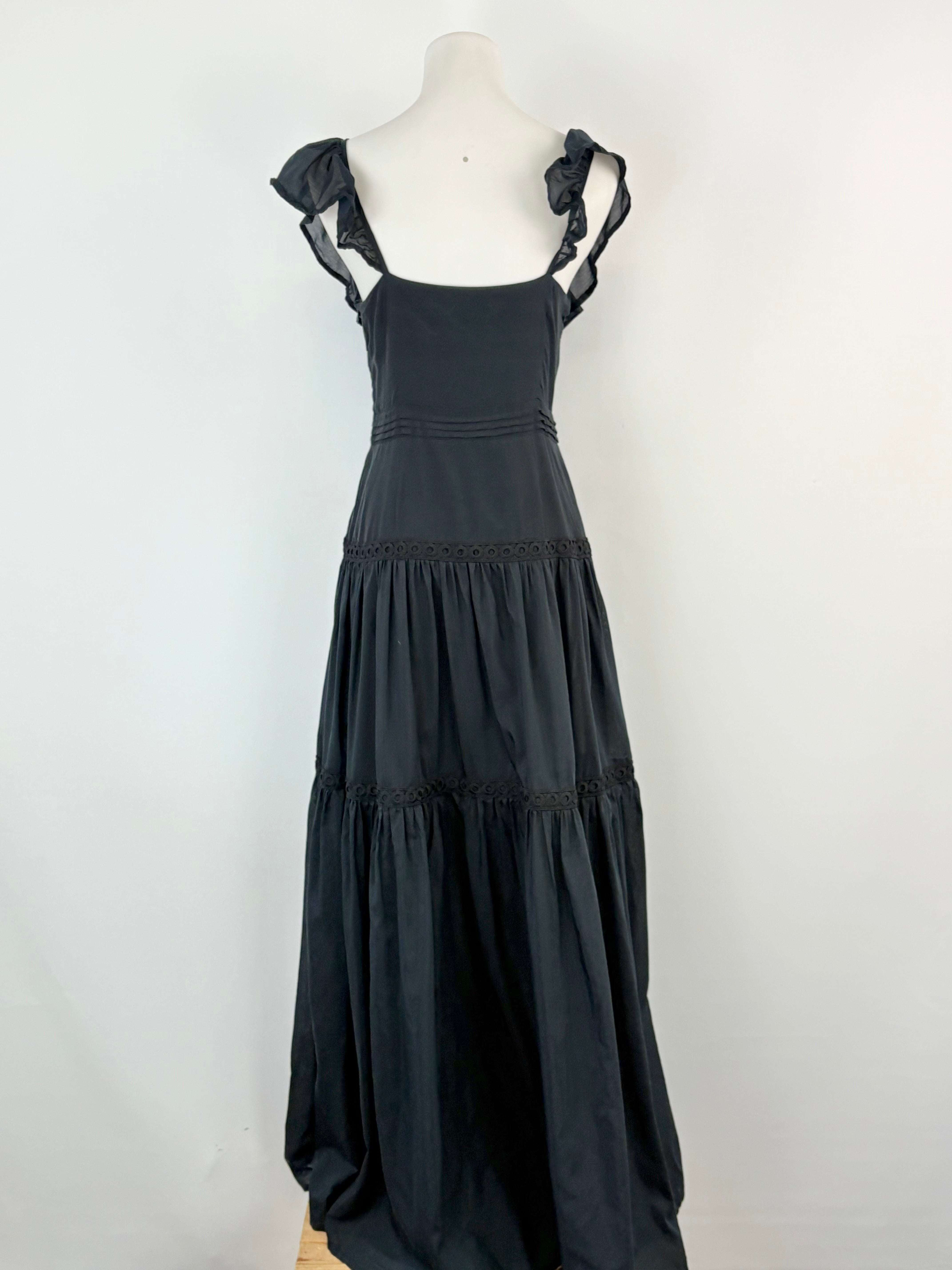 Suboo Black Layered Maxi Dress - AU8