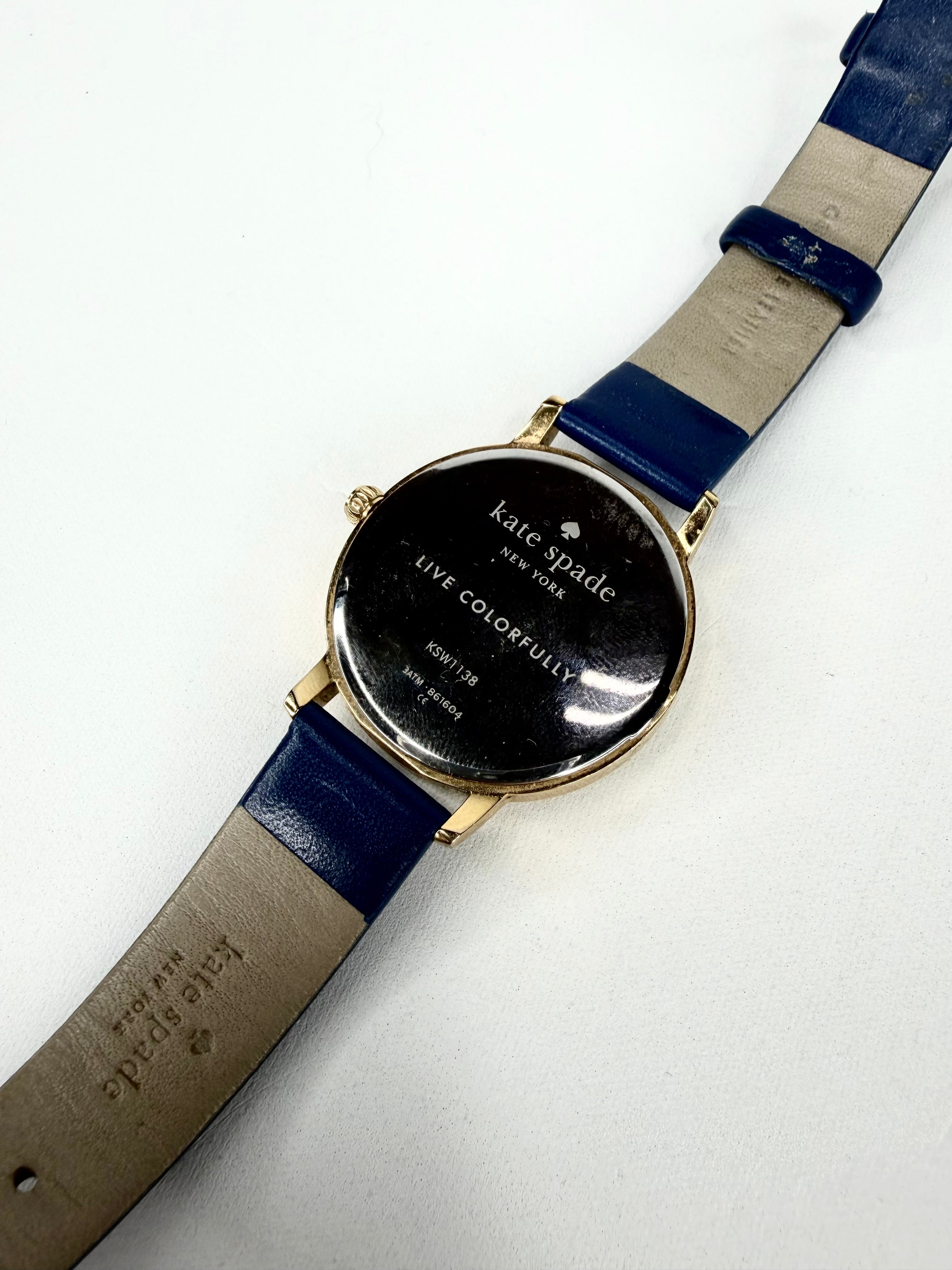 Kate Spade Blue & Gold Wristwatch