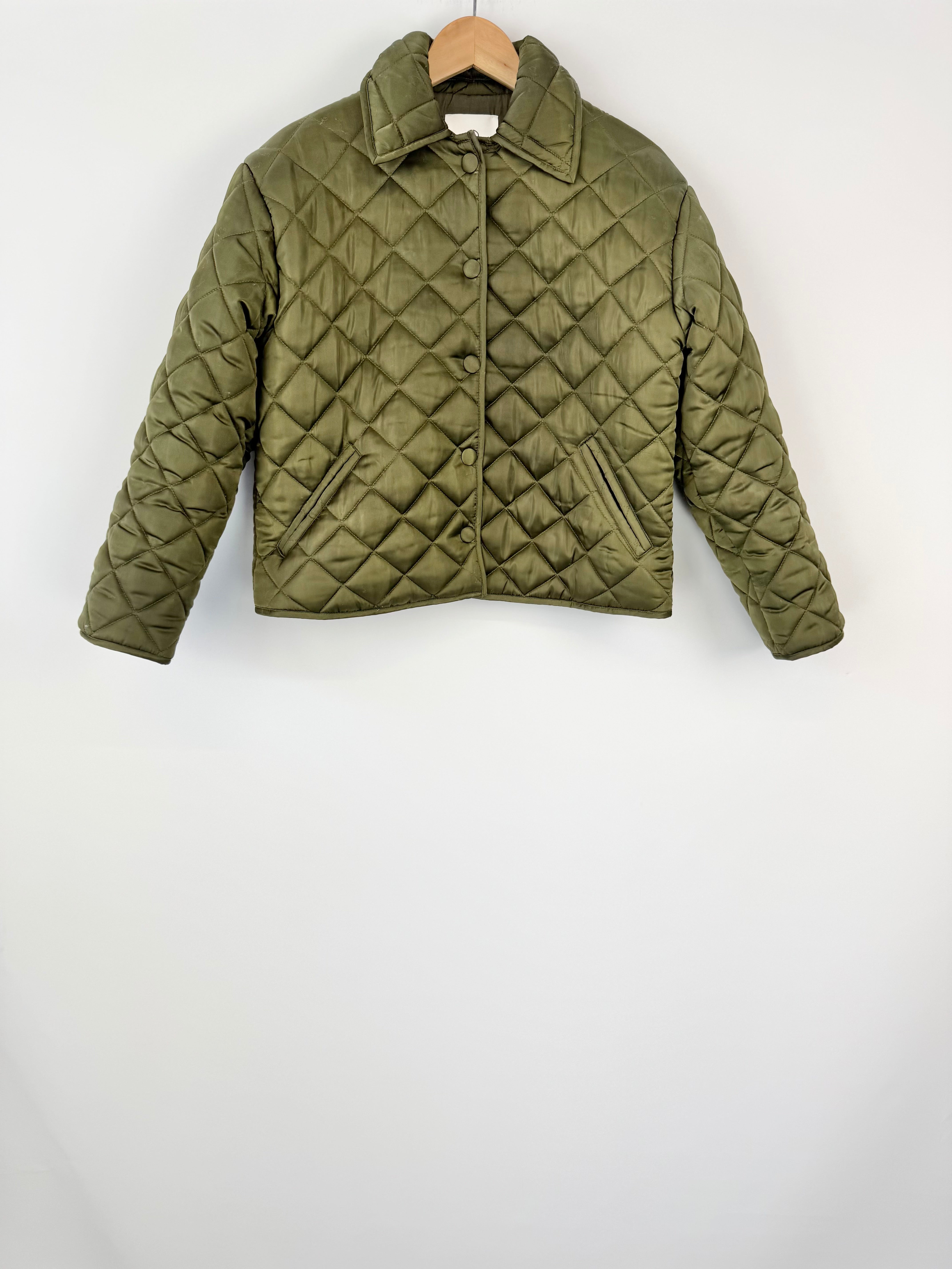 Anine Bing Green Puffer Jacket - AU6/8
